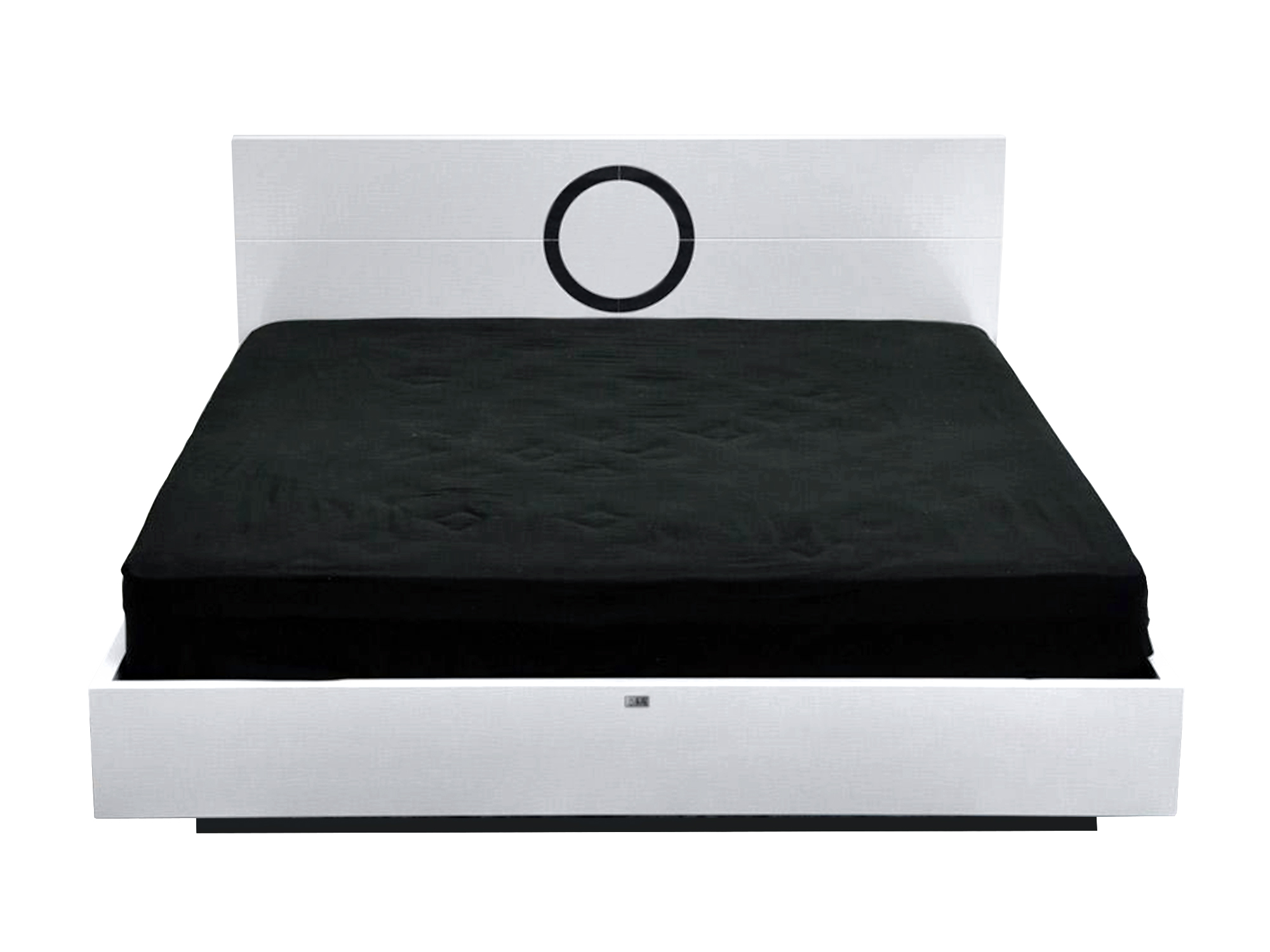 LA Furniture Queen Ovidius Modern White Crocodile Lacquer Bed VGUNAW223-180-Q Contemporary Style by Vig Furnitrue Number 12954 Catch Home Goods
