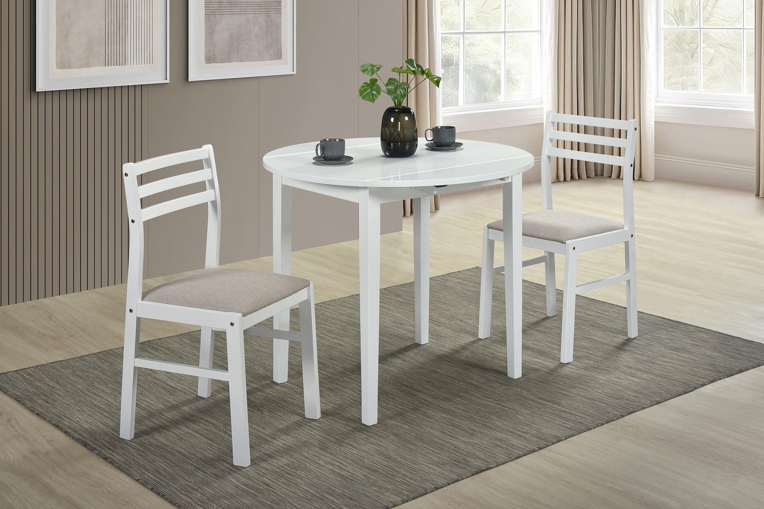Coaster Bucknell Transitional Dining Table Model 130005Wht