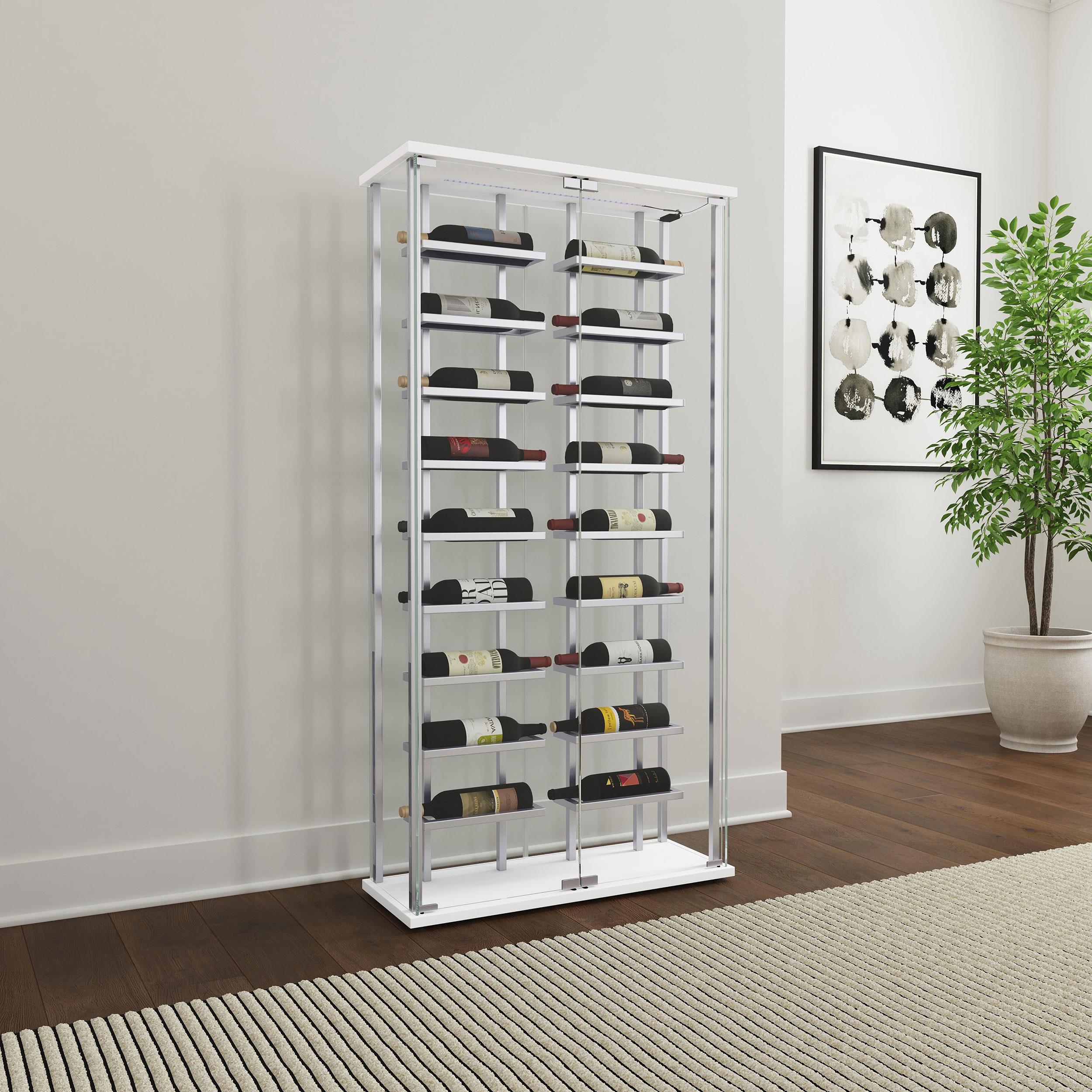 Coaster Montara Contemporary White Bar Cabinet Model 182037