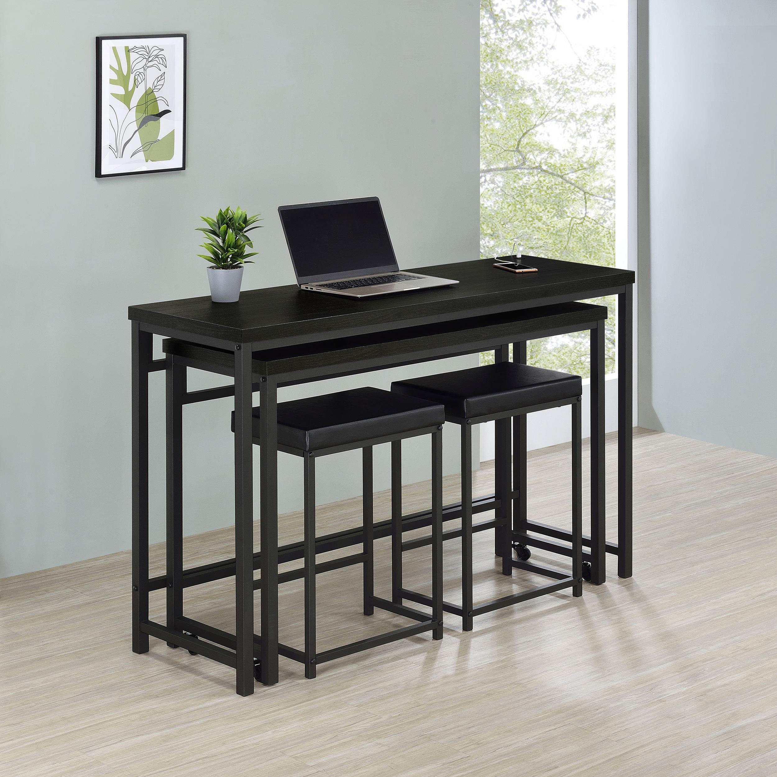 Coaster Hawes Contemporary Dark Charcoal Large Table Model 182724