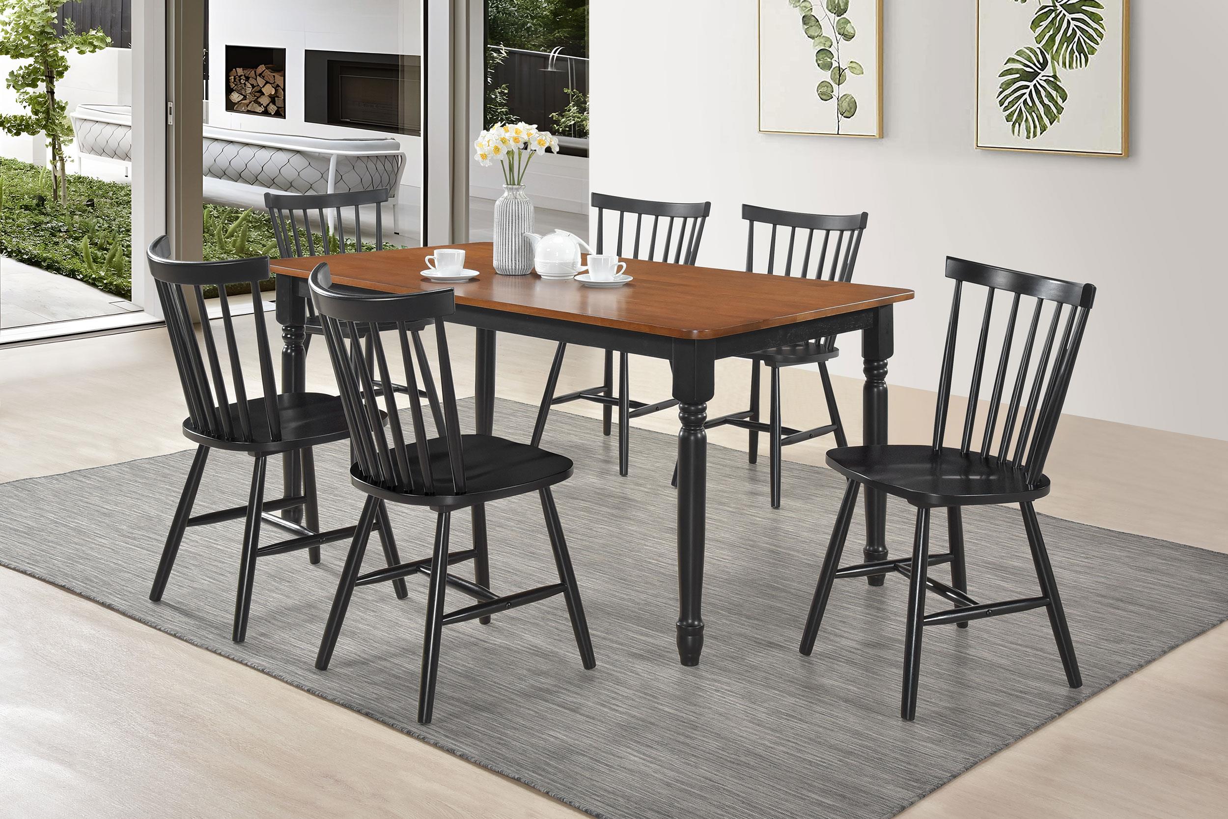 Coaster Hollyoak Farmhouse Dining Table Model 183041-S7