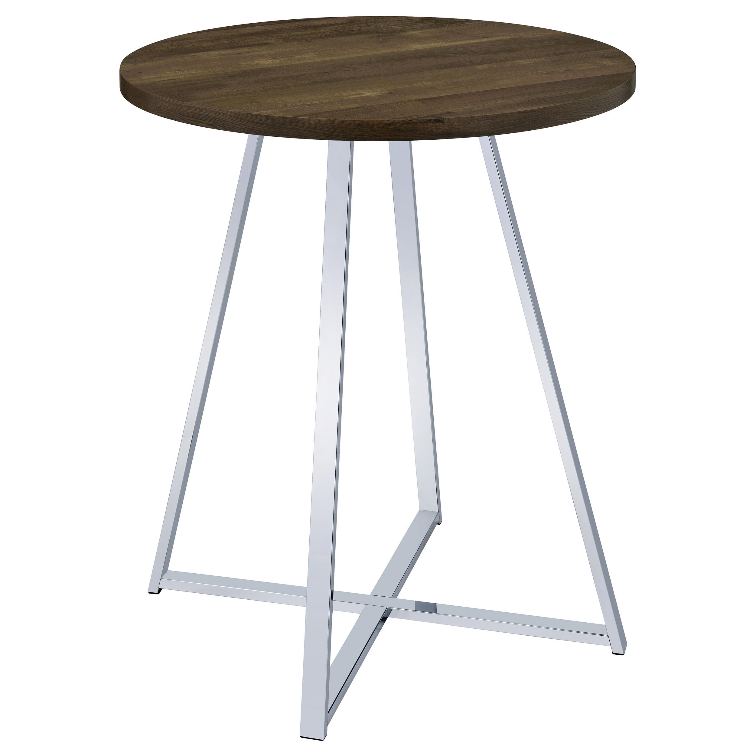 Coaster Burkhart Contemporary Brown Oak Bar Table Model 183516