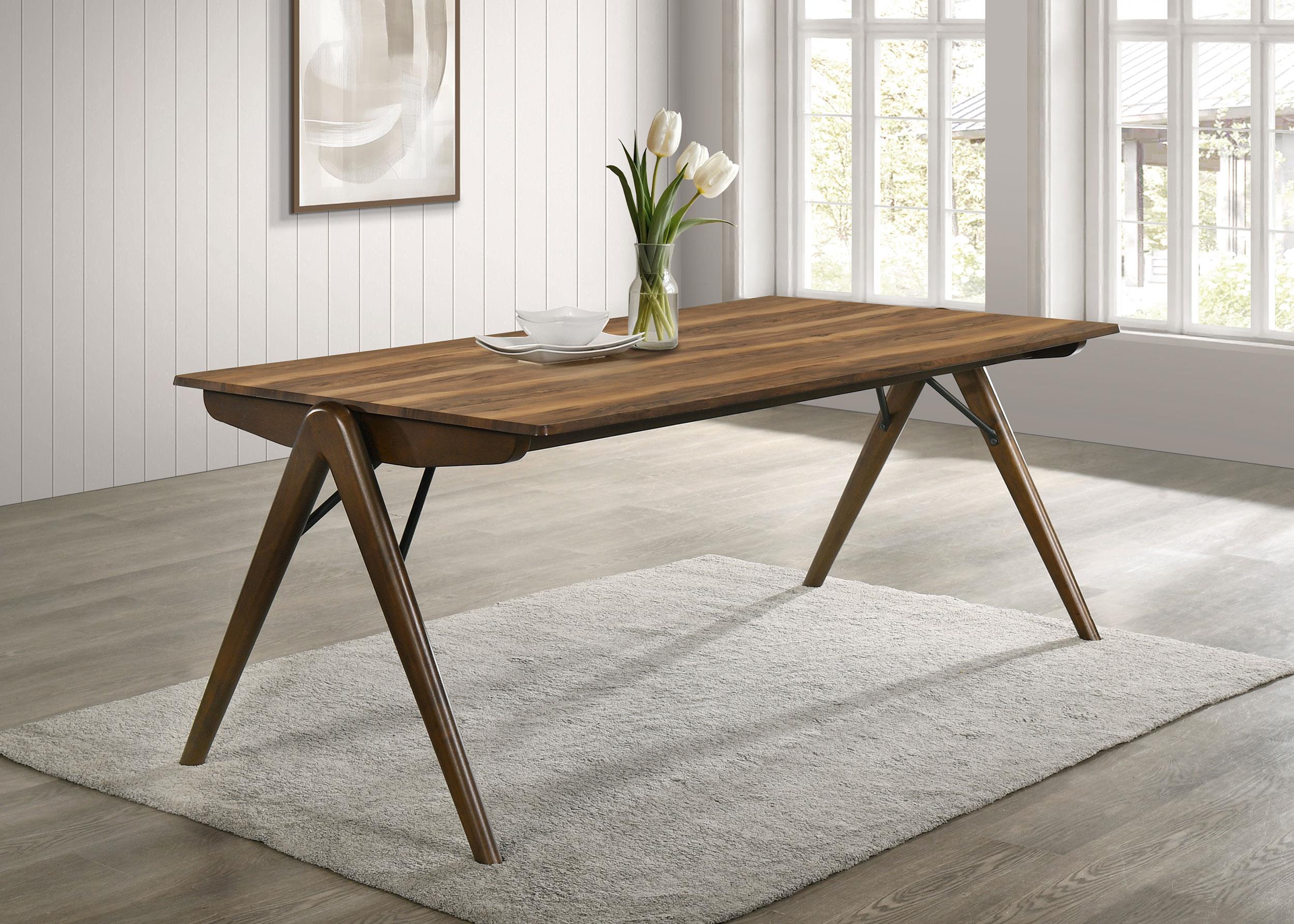 Coaster Randolph Mid-Century Modern Sheesham Dining Table Model 192521