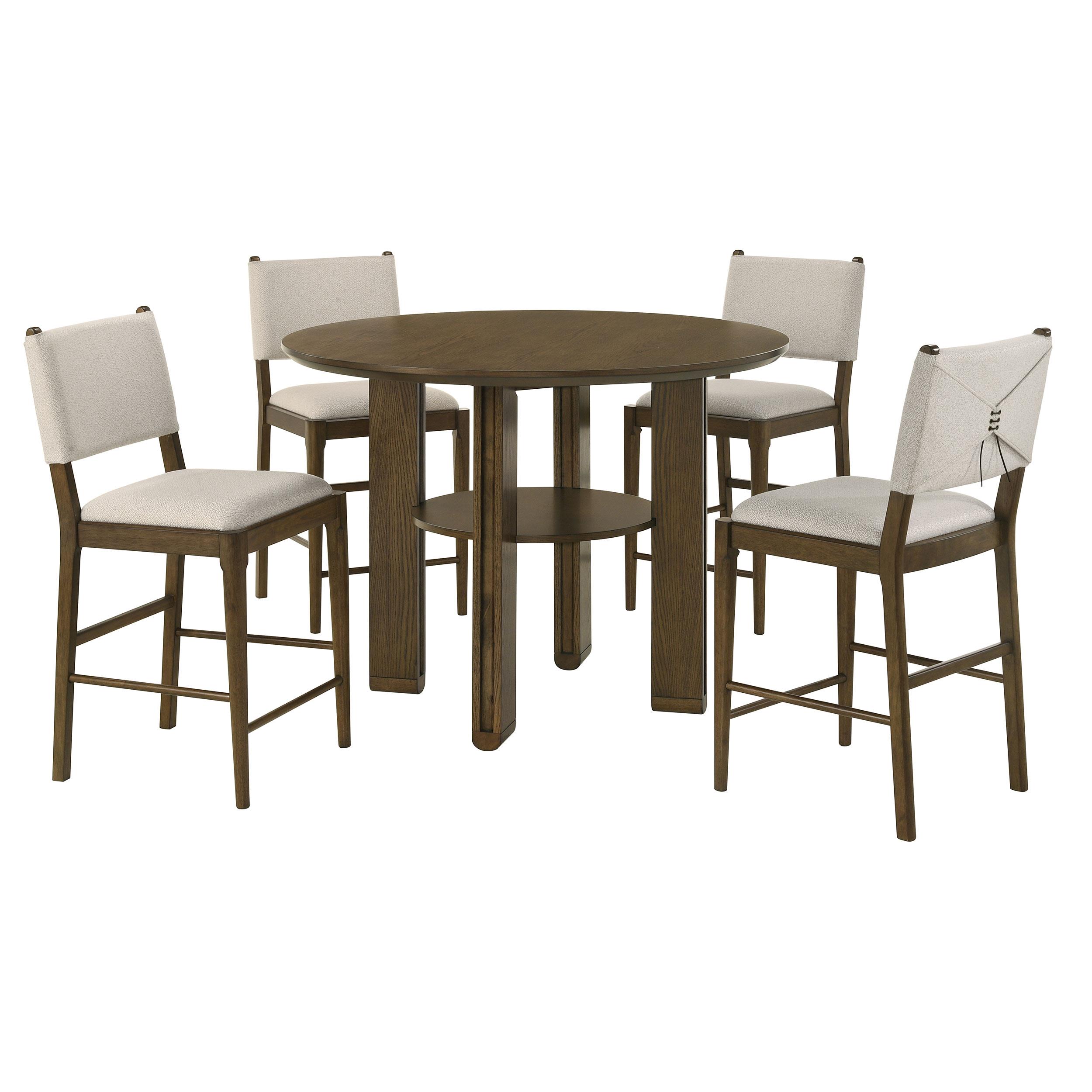 Coaster Ottowa Contemporary Counter Height Dining Table Model 193668-S5