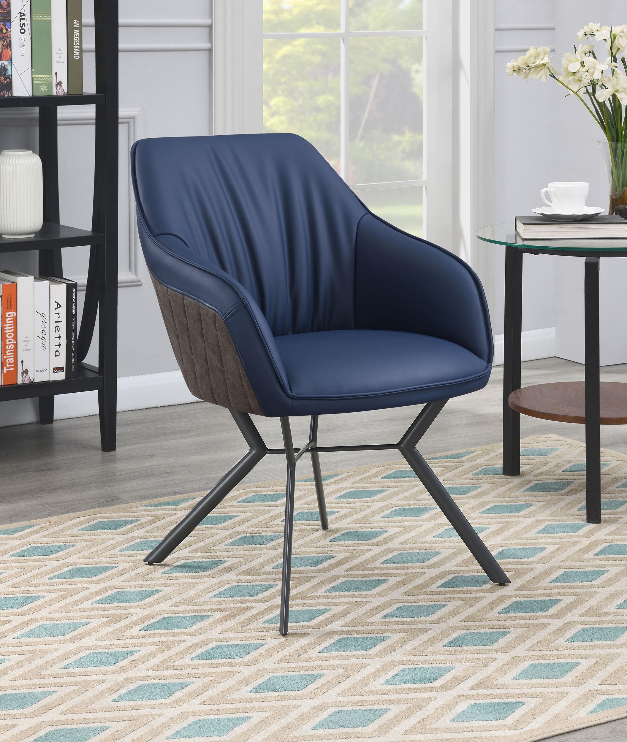 Coaster Mayer Contemporary Swivel Arm Chair Model 193722