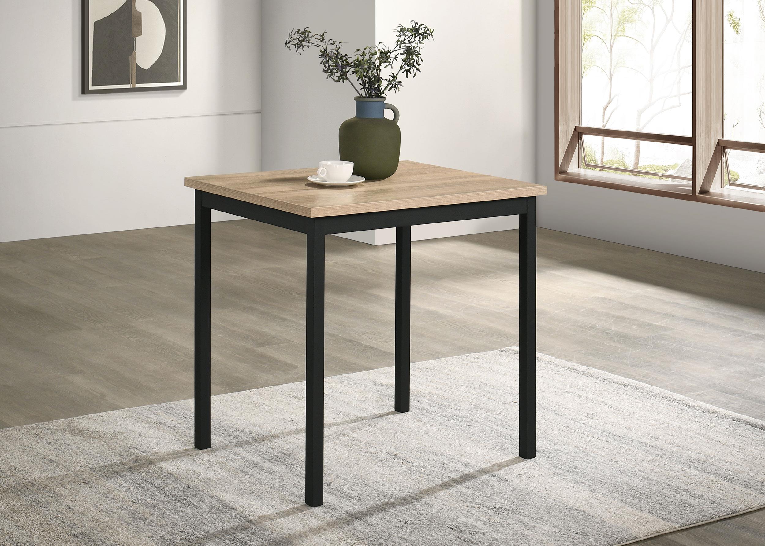 Coaster Garza Transitional Greige Oak Dining Table Model 193980