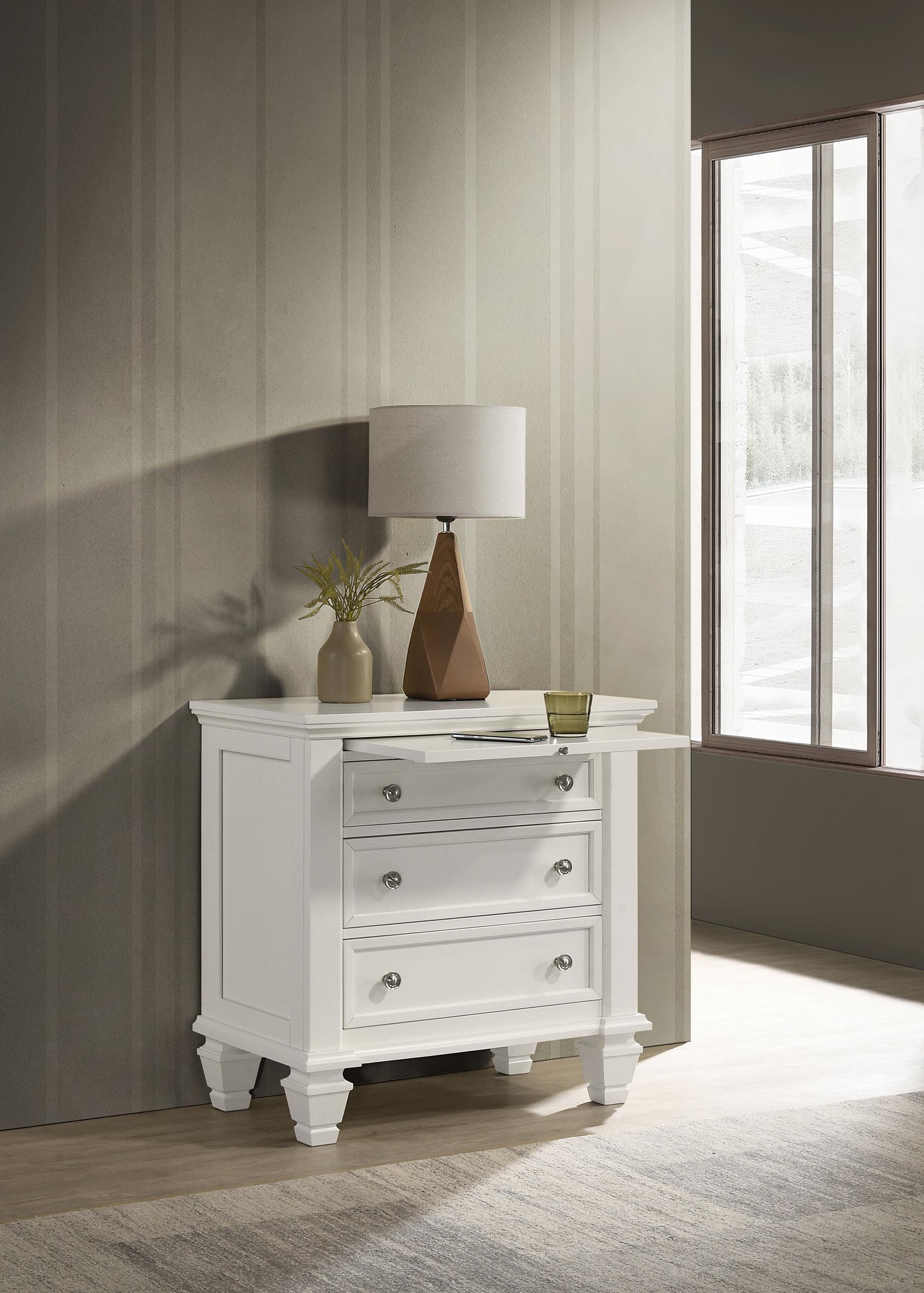 Coaster Sandy Beach Coastal Nightstand Model 201302