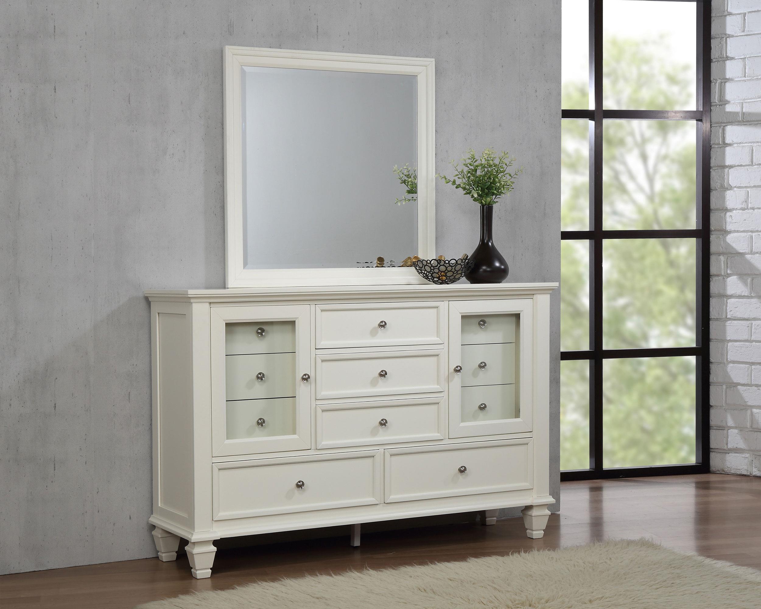 Coaster Sandy Beach Coastal Dresser With Mirror Model 201303M