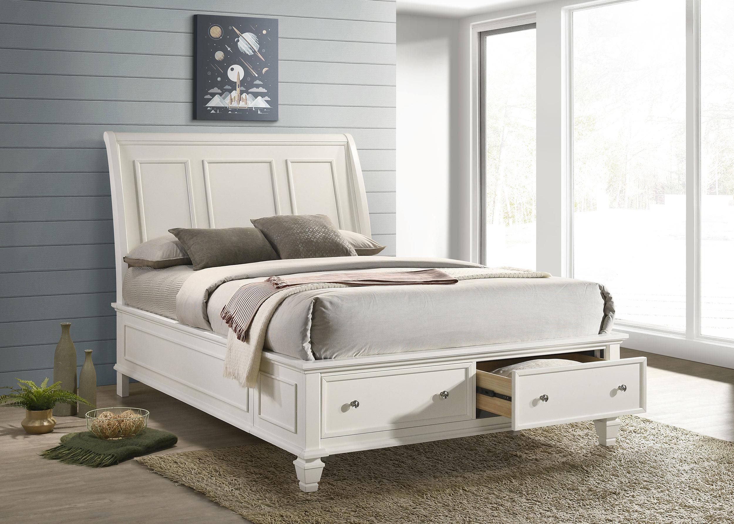 Coaster Sandy Beach Coastal Queen Storage Bed Model 201309Q