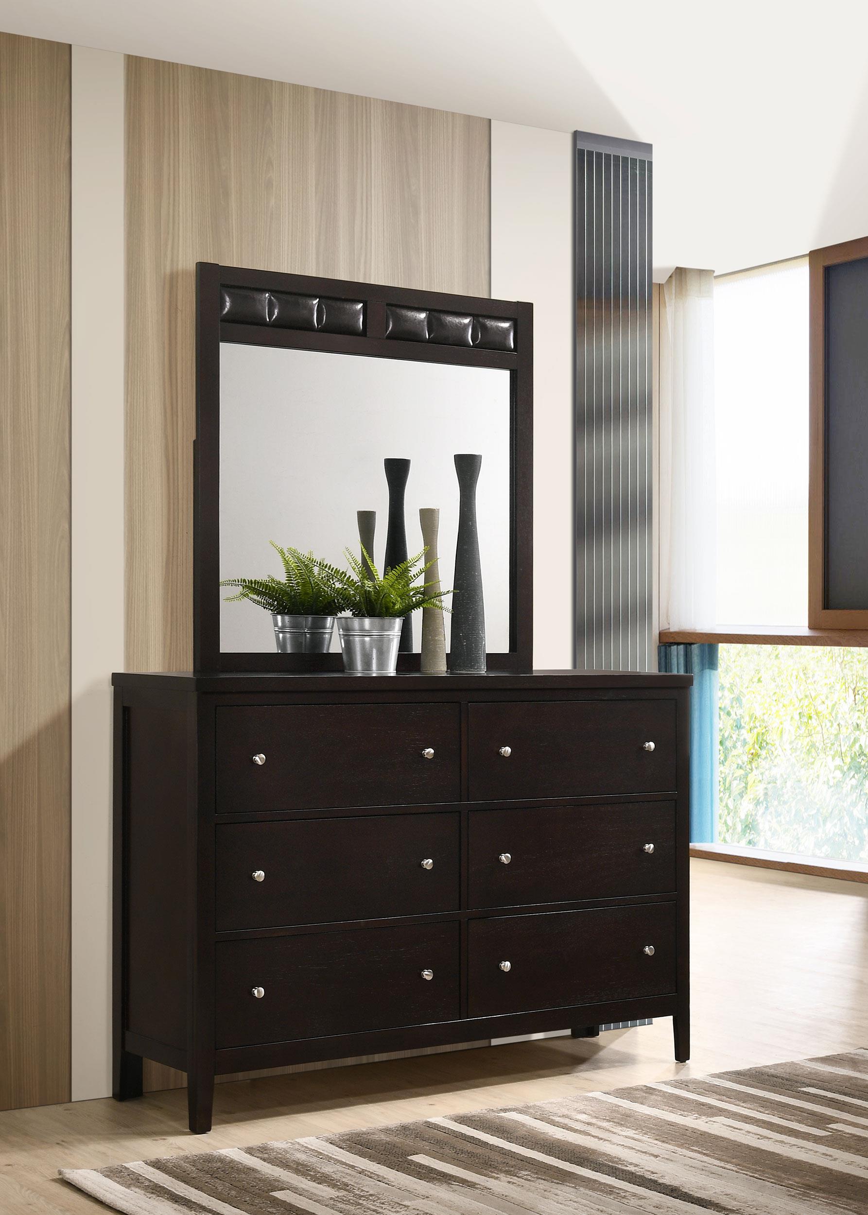 Coaster Carlton Contemporary Dresser With Mirror Model 202093M