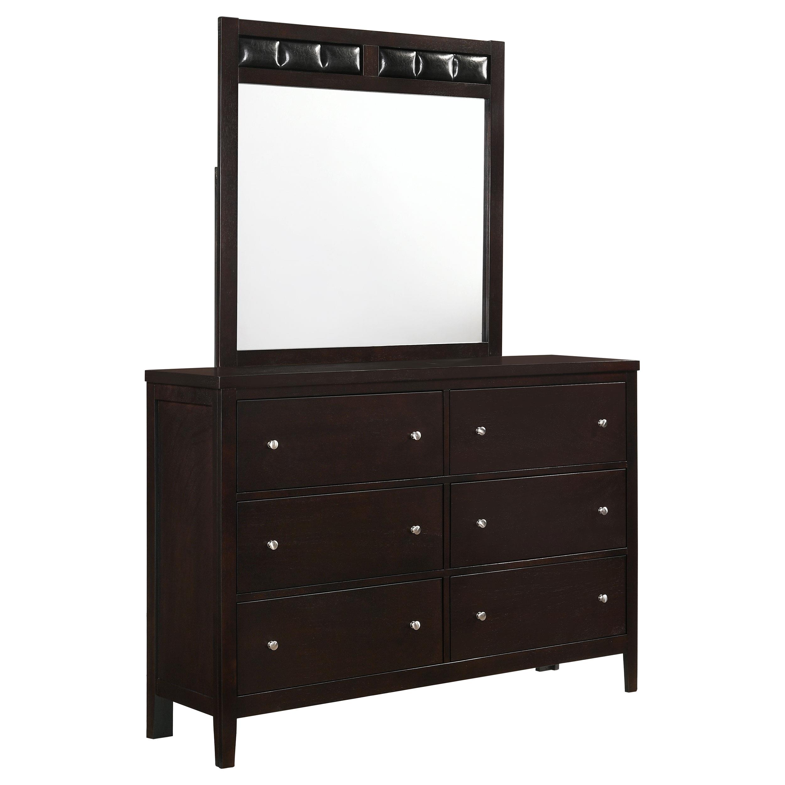Coaster Carlton Contemporary Dresser With Mirror Model 202093M
