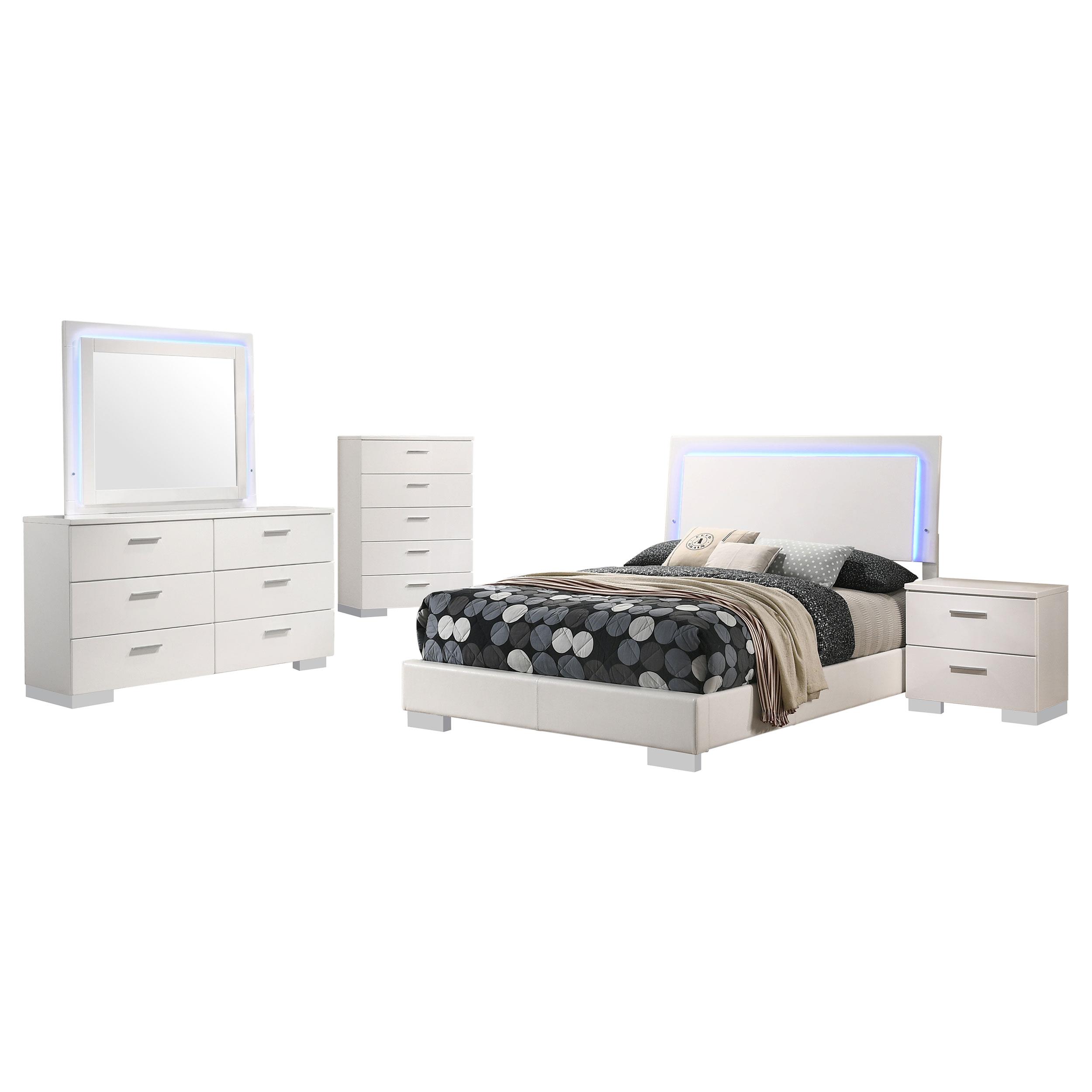 Coaster Felicity Contemporary Full Bed Model 203500F-S5L