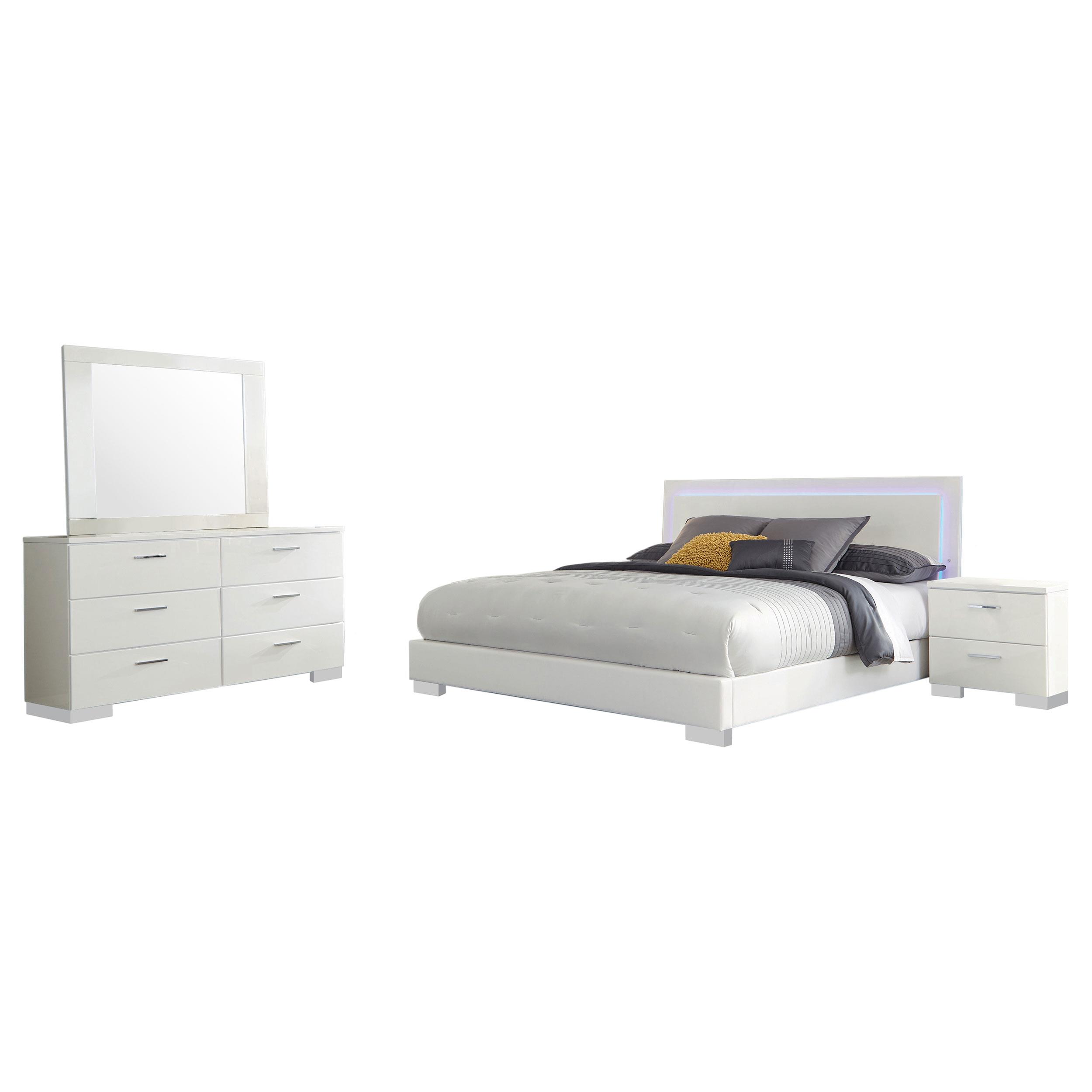 Coaster Felicity Contemporary Queen Bed Model 203500Q-S4