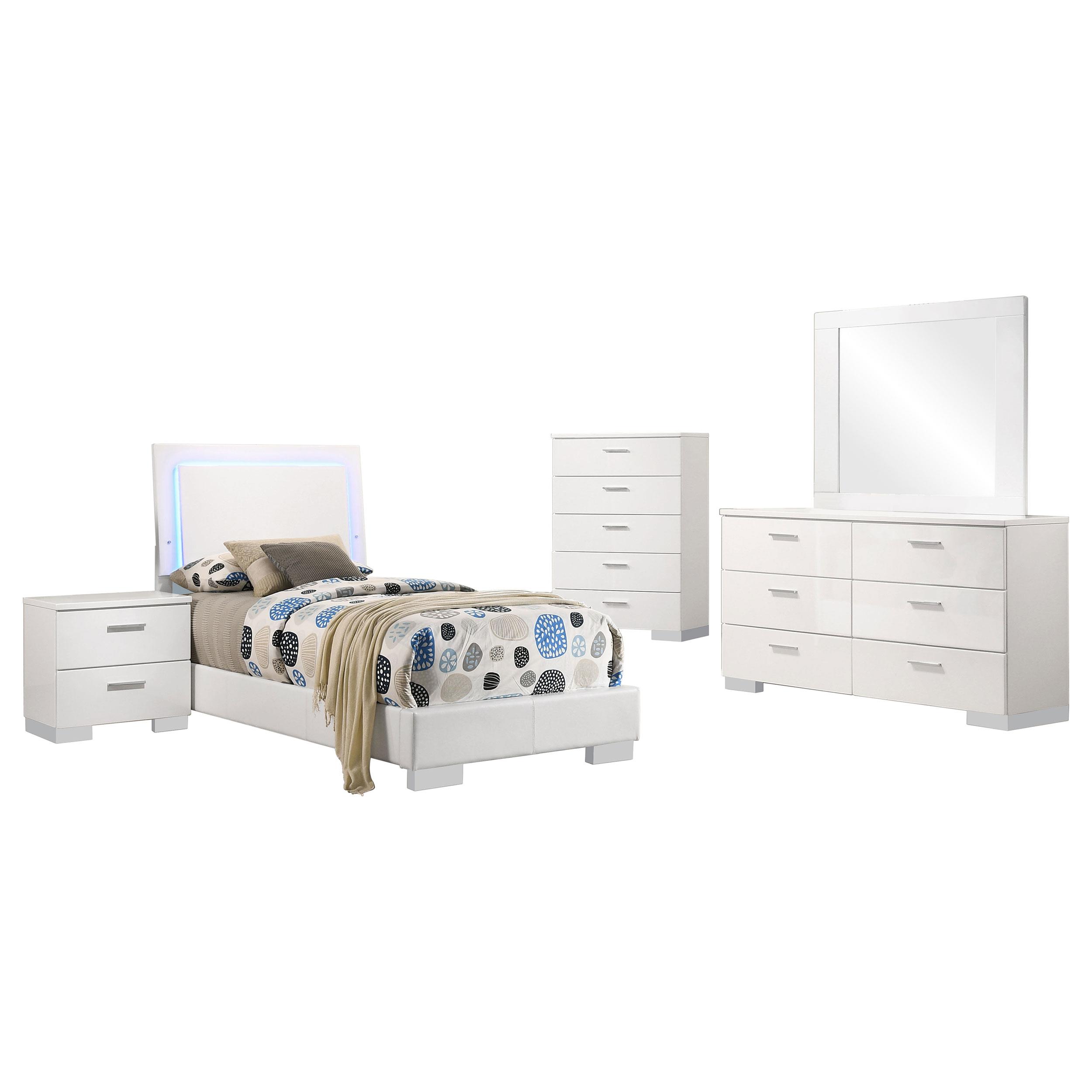 Coaster Felicity Contemporary Twin Bed Model 203500T-S5