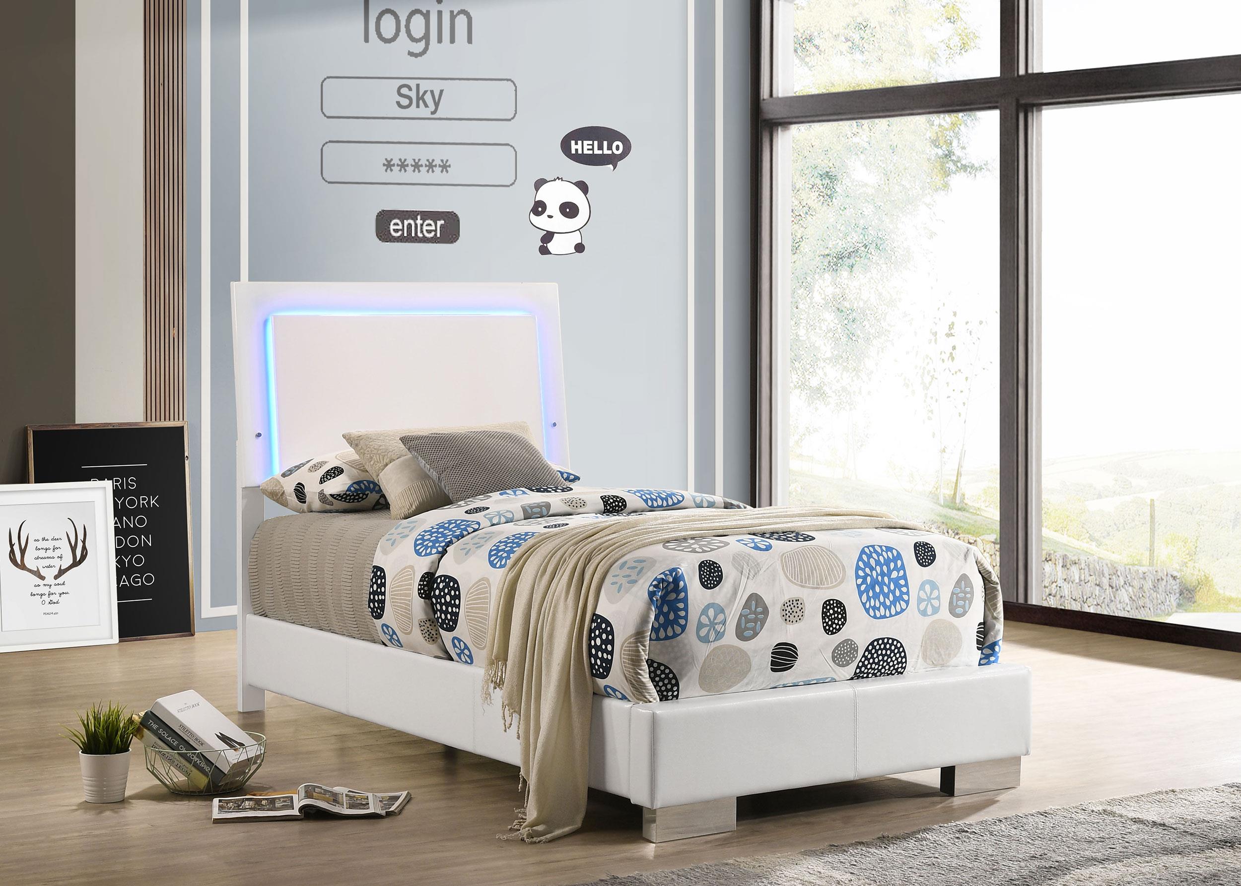 Coaster Felicity Contemporary Twin Bed Model 203500T