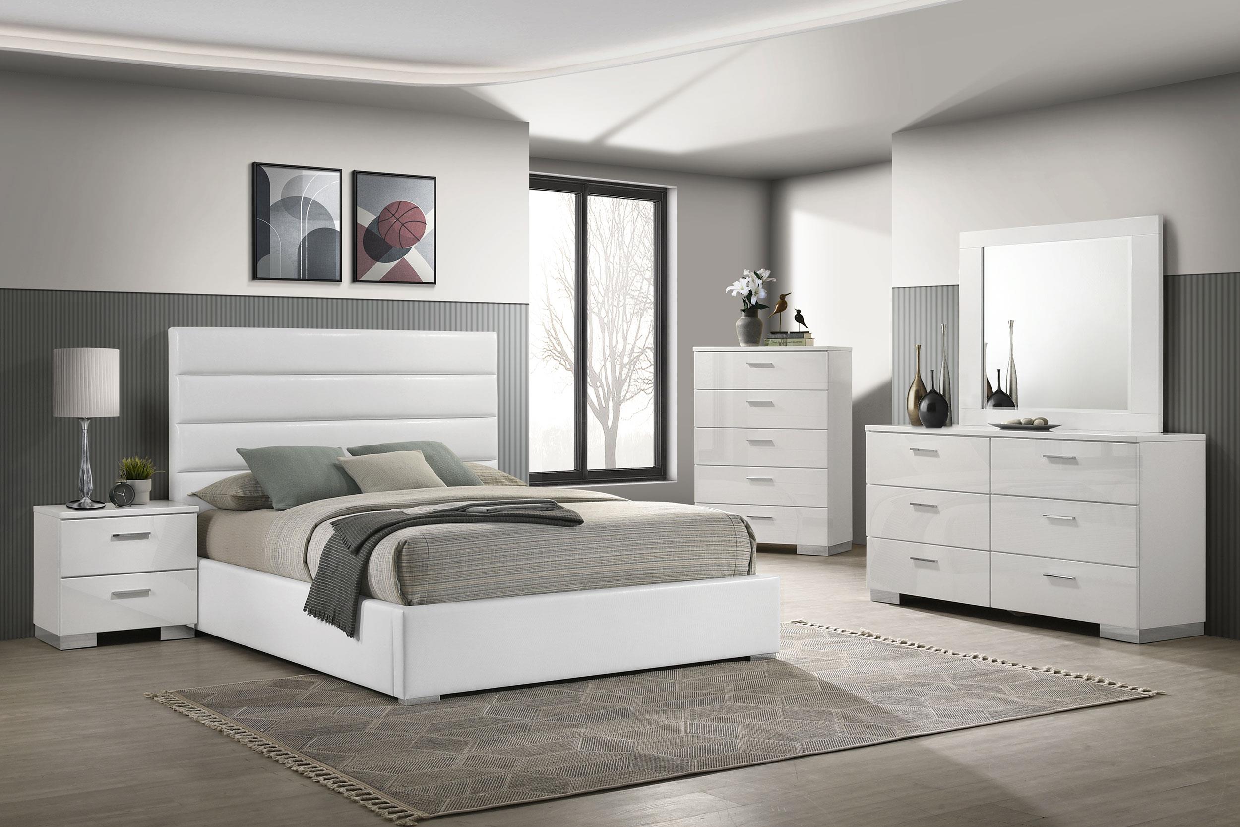 Coaster Felicity Contemporary Eastern King Bed Model 203511Ke-S5