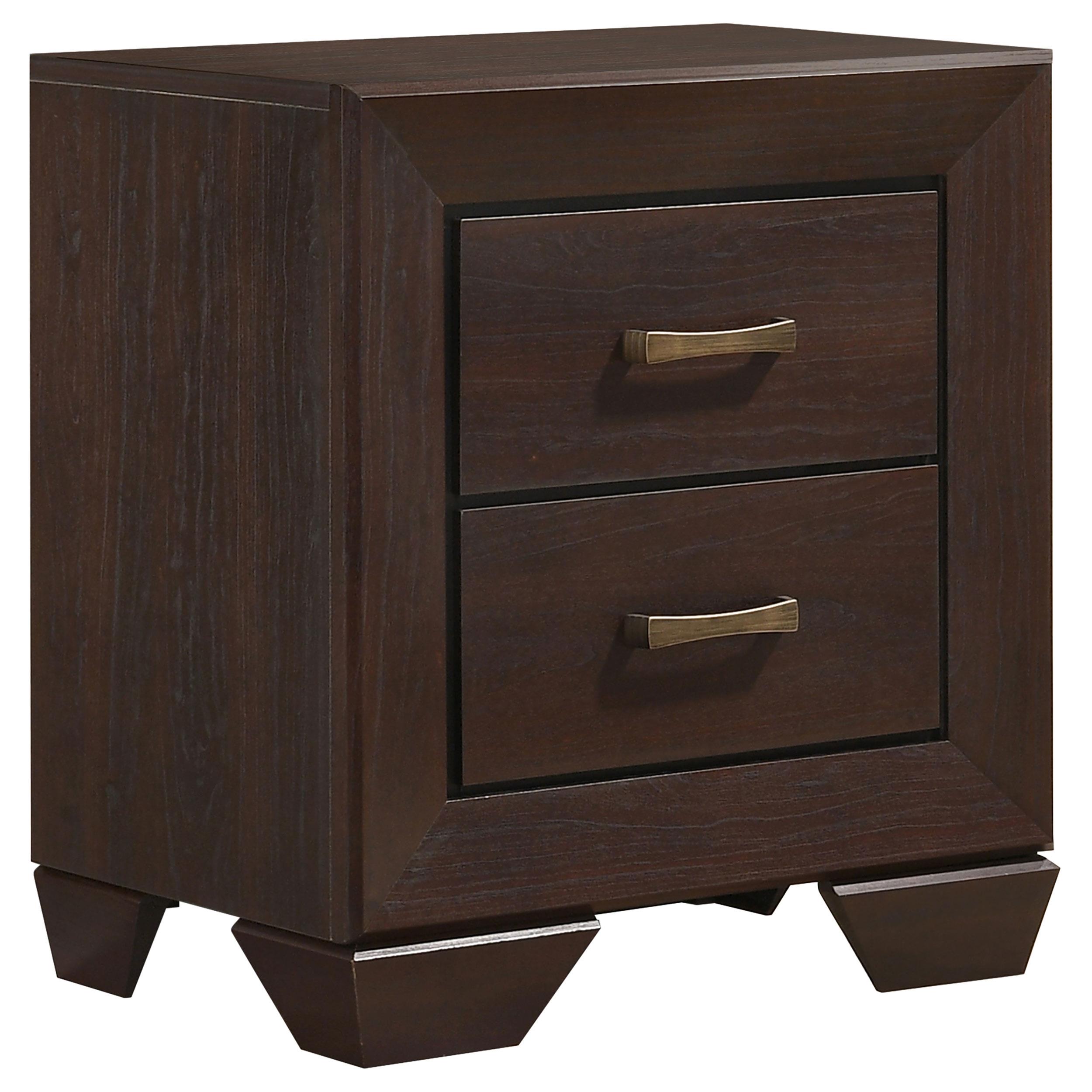 Coaster Kauffman Transitional Dark Cocoa Nightstand Model 204392