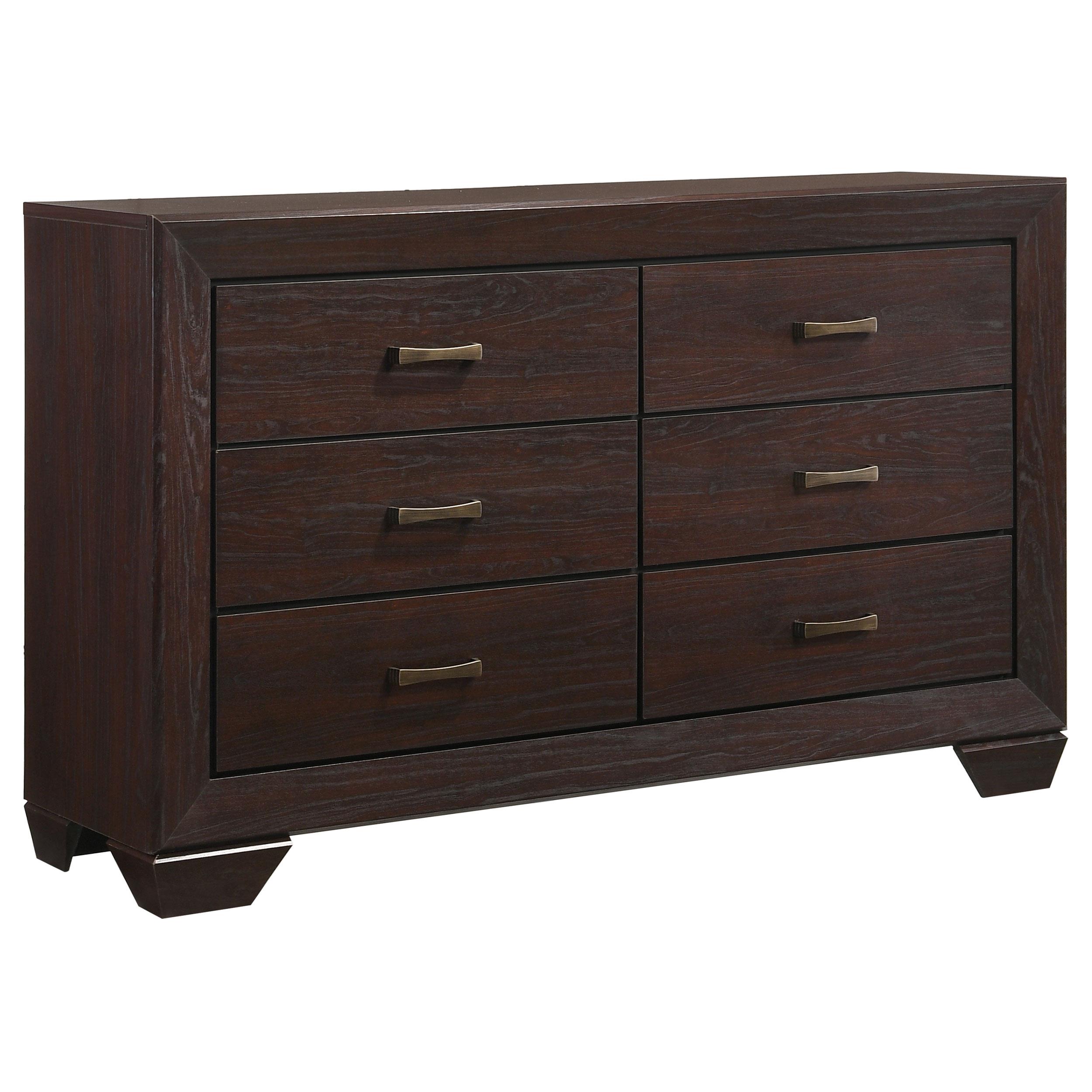 Coaster Kauffman Transitional Dark Cocoa Dresser Model 204393