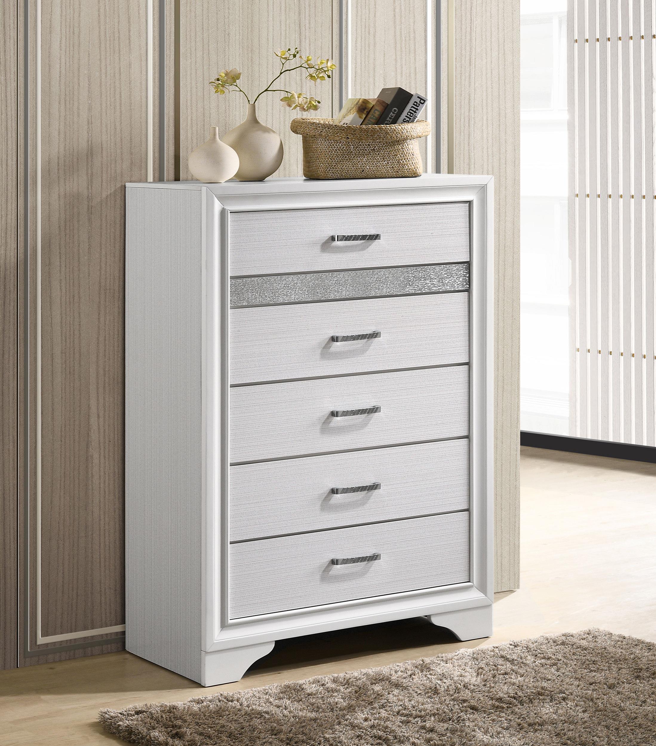 Coaster Miranda Contemporary White Chest Model 205115