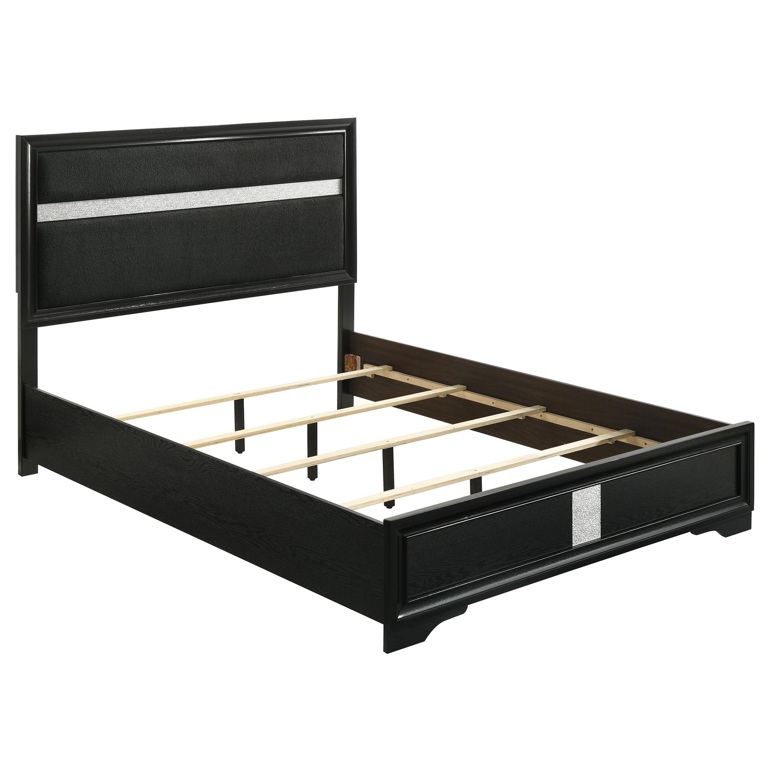 Coaster Miranda Contemporary Black Queen Bed Model 206360Q