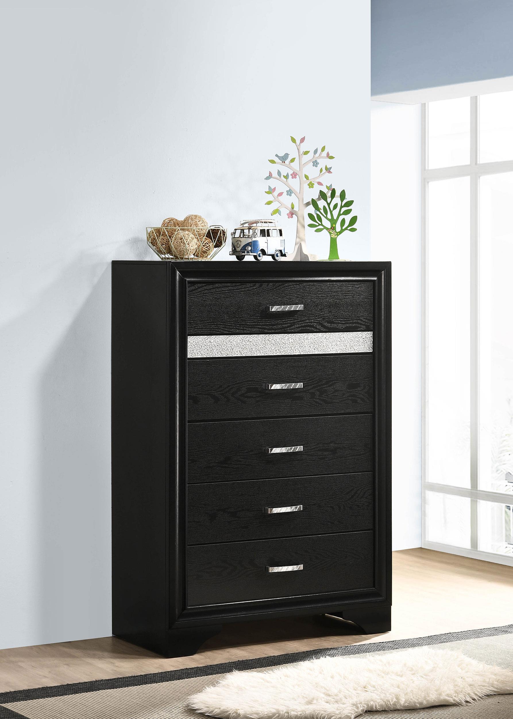 Coaster Miranda Contemporary Black Chest Model 206365