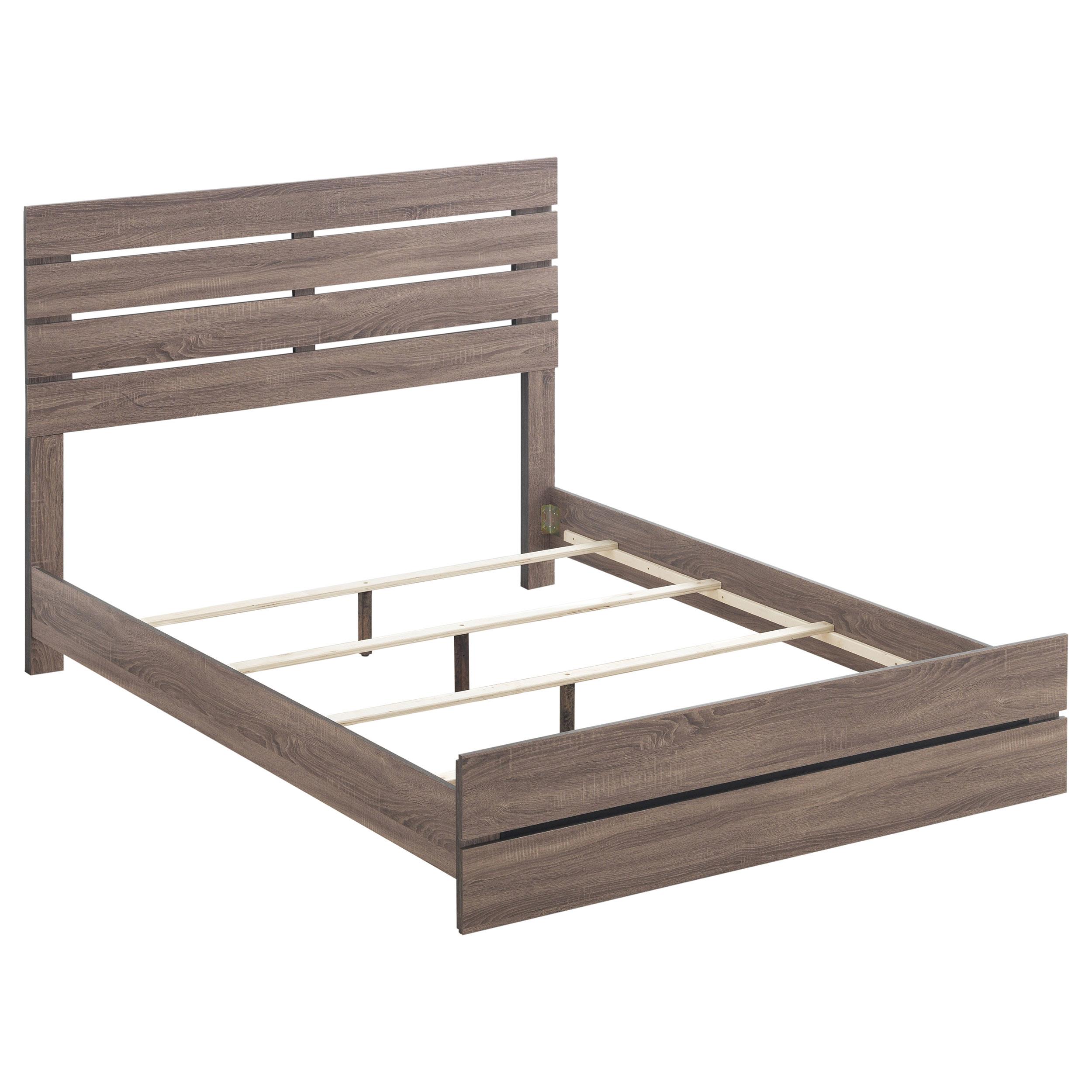 Coaster Brantford Farmhouse Barrel Oak Queen Bed Model 207041Q