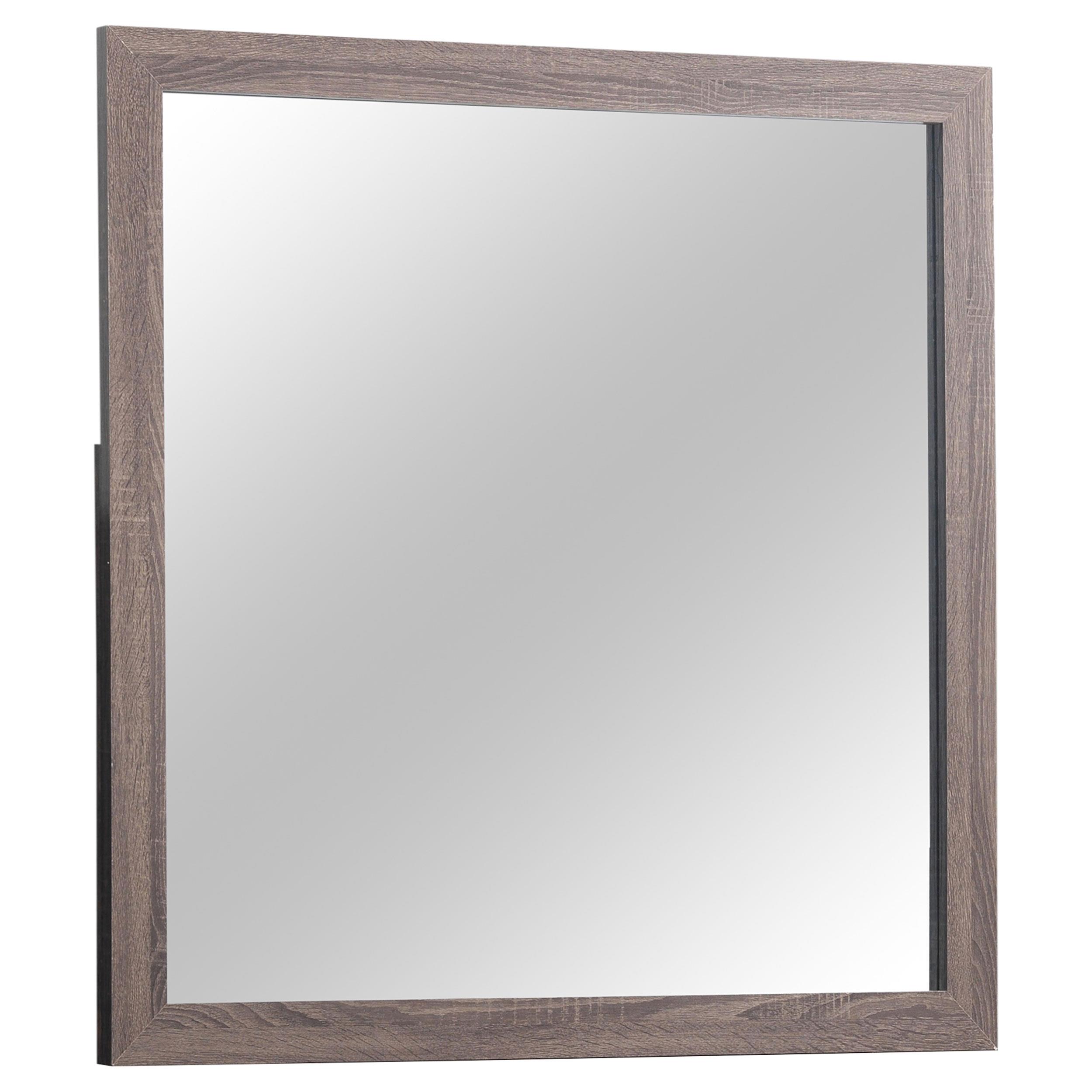 Coaster Brantford Farmhouse Barrel Oak Dresser Mirror Model 207044