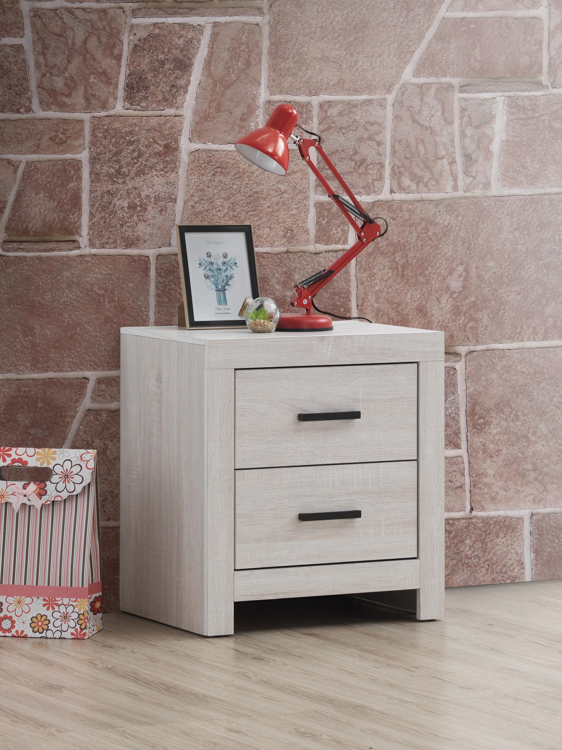 Coaster Brantford Farmhouse Coastal White Nightstand Model 207052