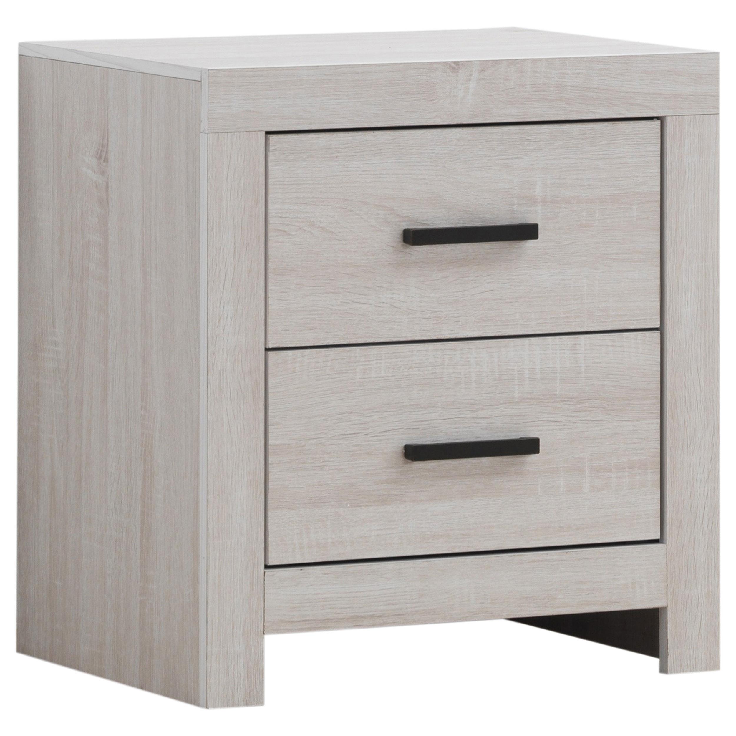 Coaster Brantford Farmhouse Coastal White Nightstand Model 207052