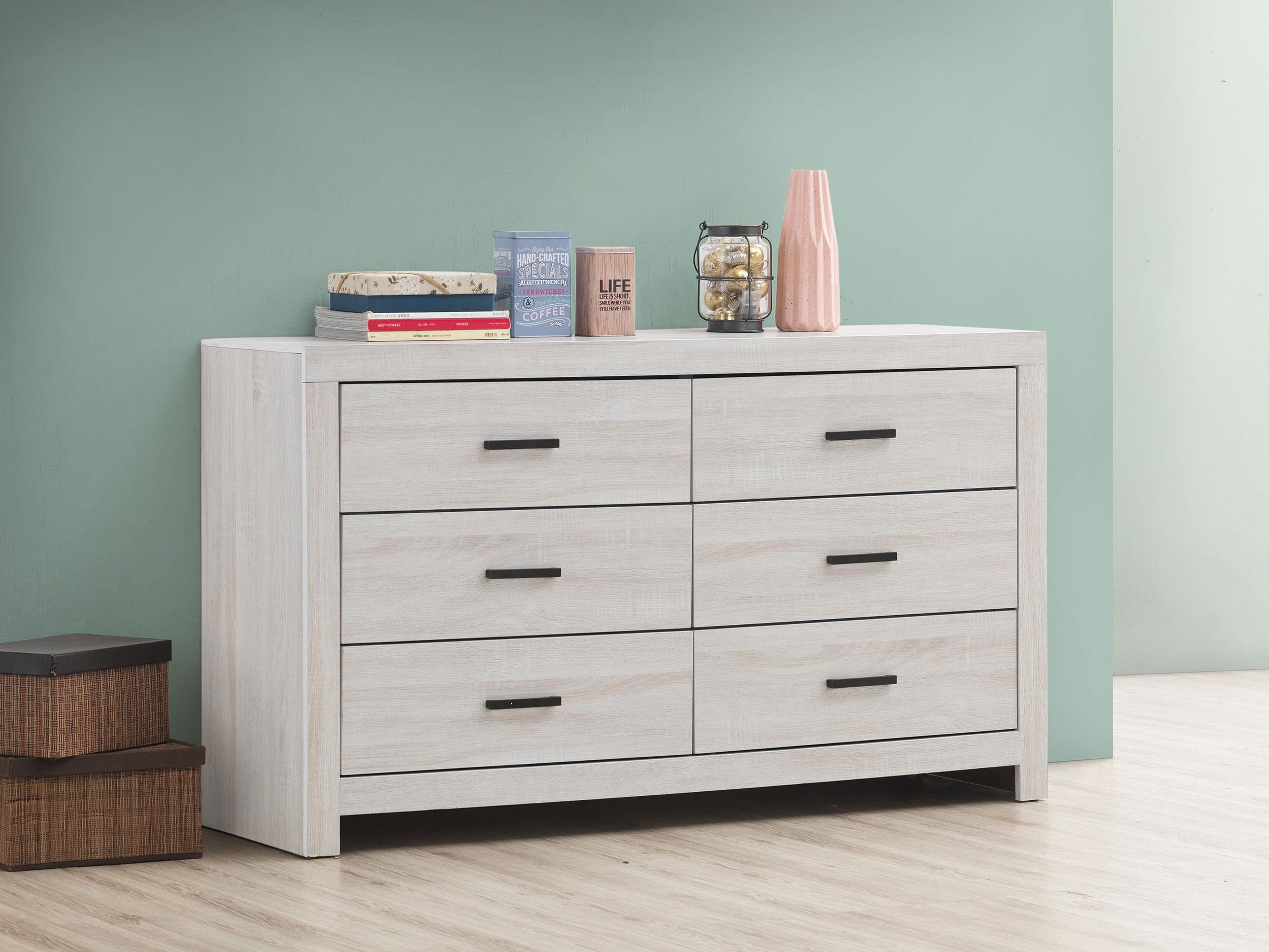 Coaster Brantford Farmhouse Coastal White Dresser Model 207053