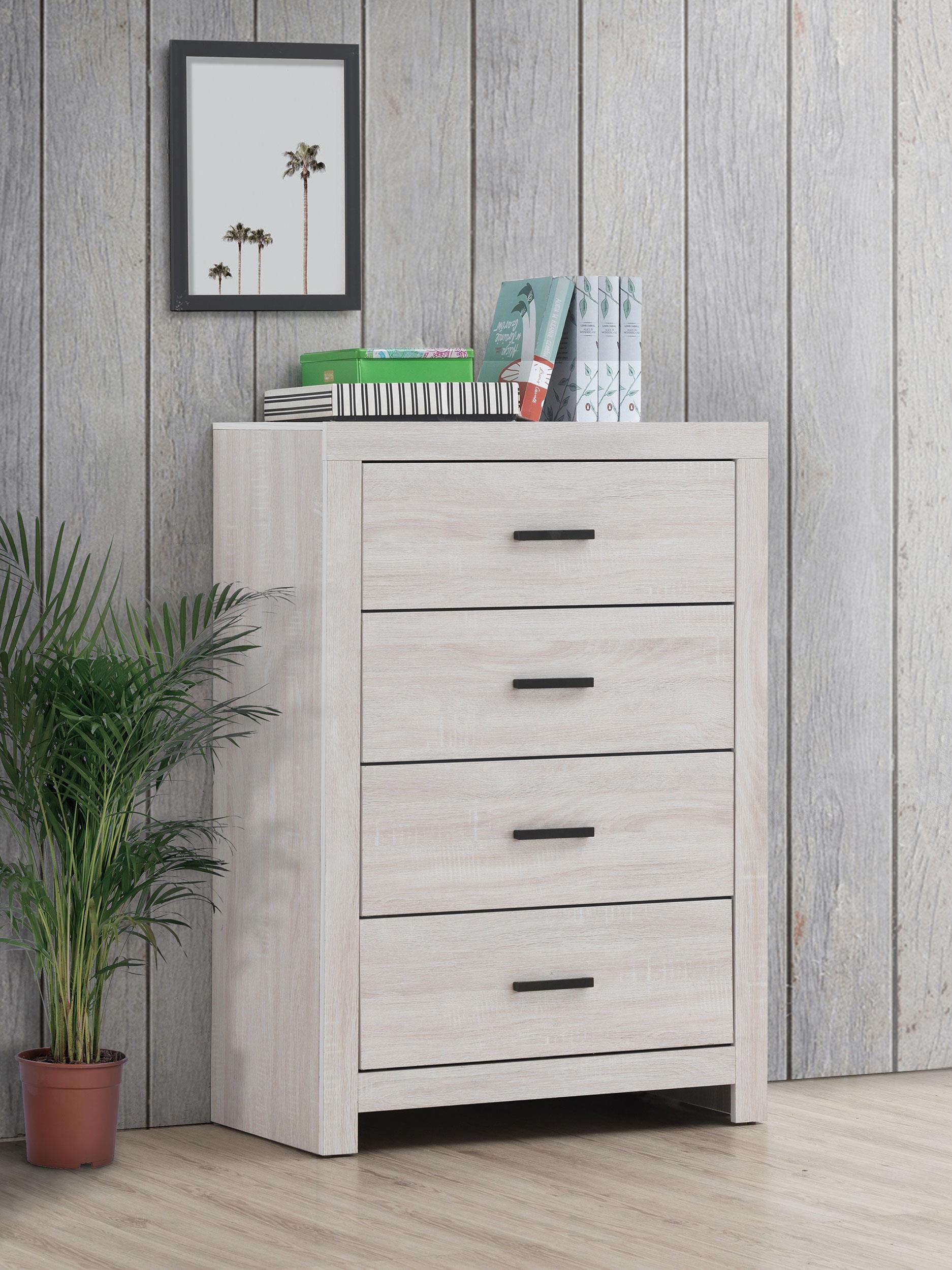 Coaster Brantford Farmhouse Coastal White Chest Model 207055