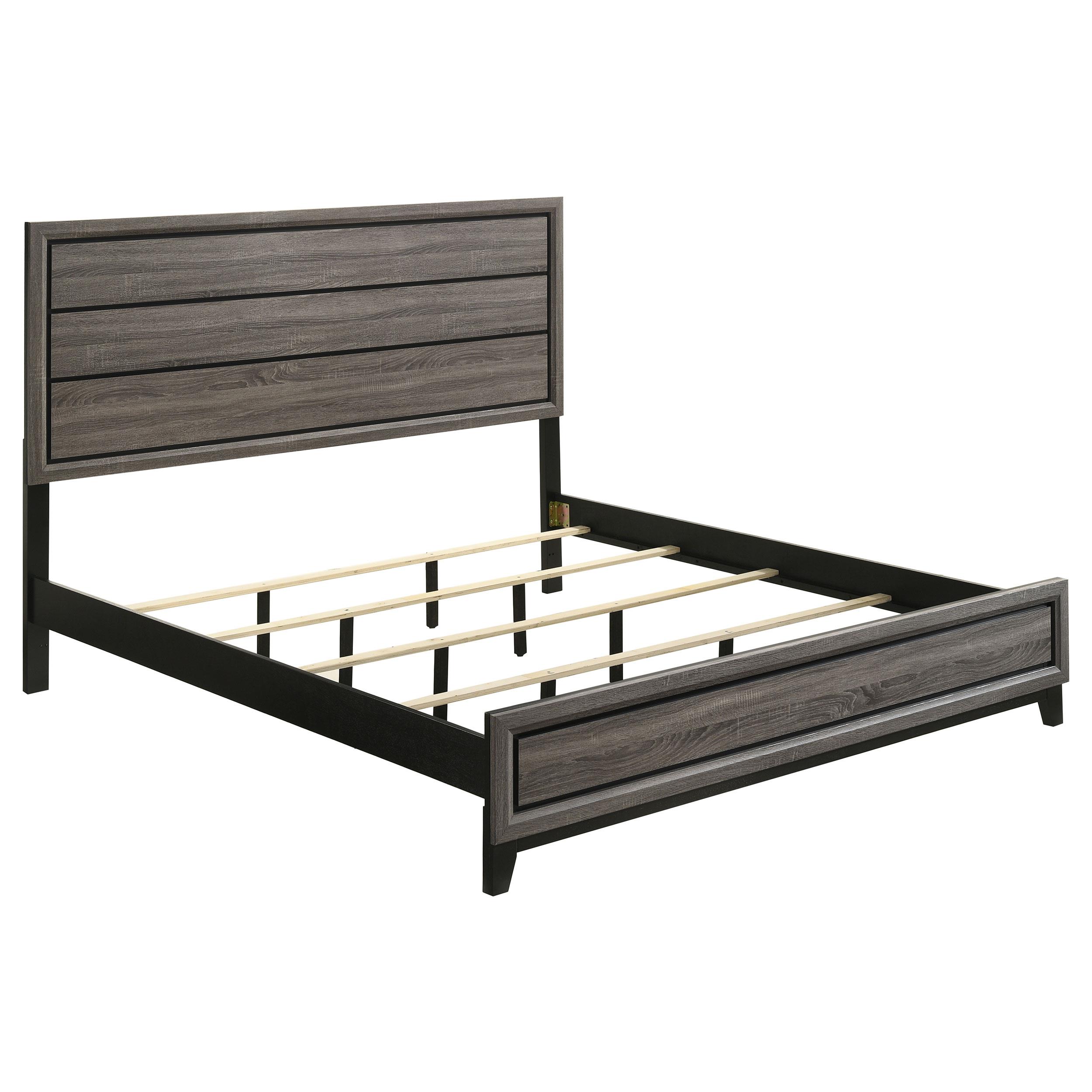 Coaster Watson Transitional Grey Oak Eastern King Bed Model 212421Ke