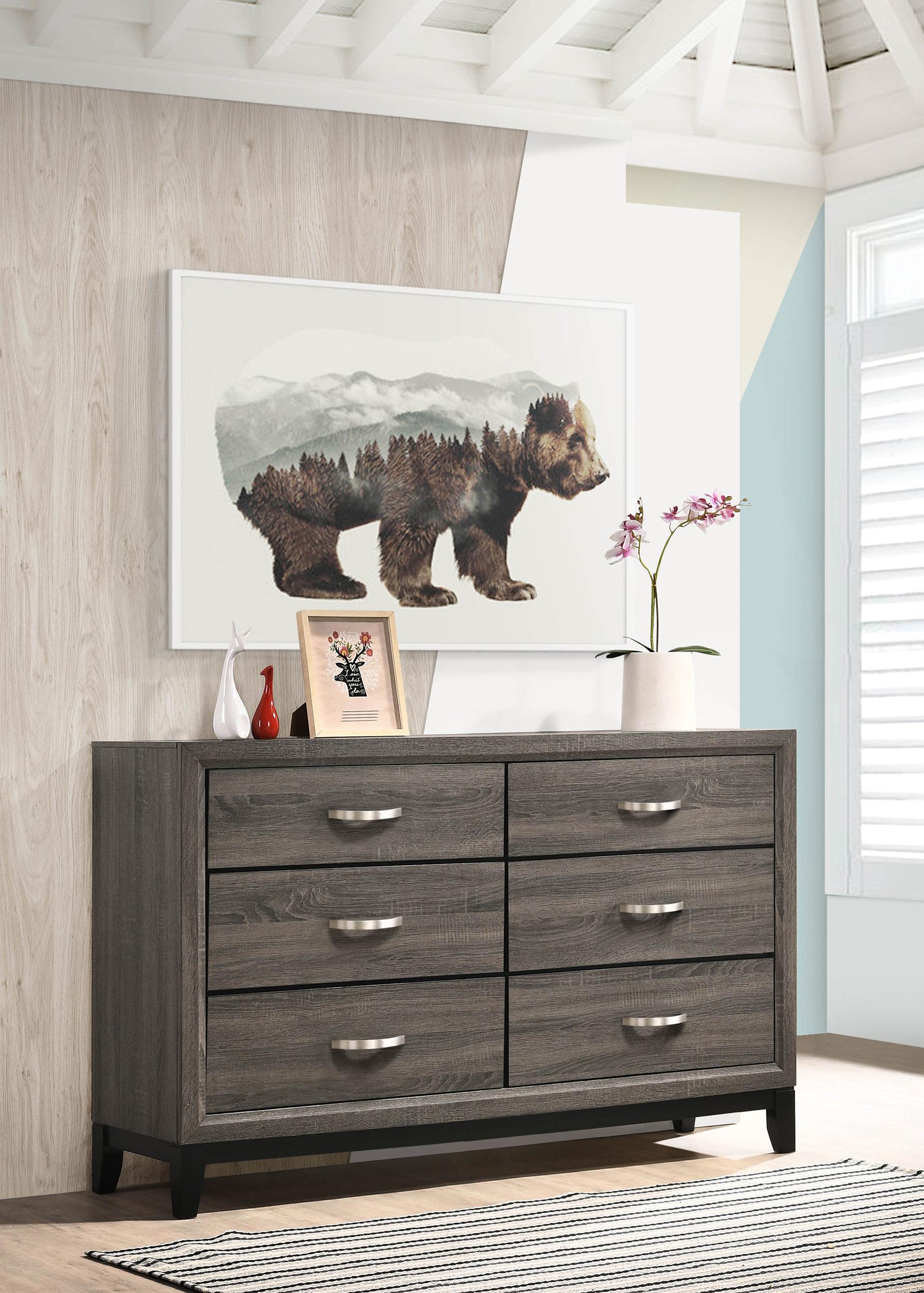 Coaster Watson Transitional Grey Oak Dresser Model 212423