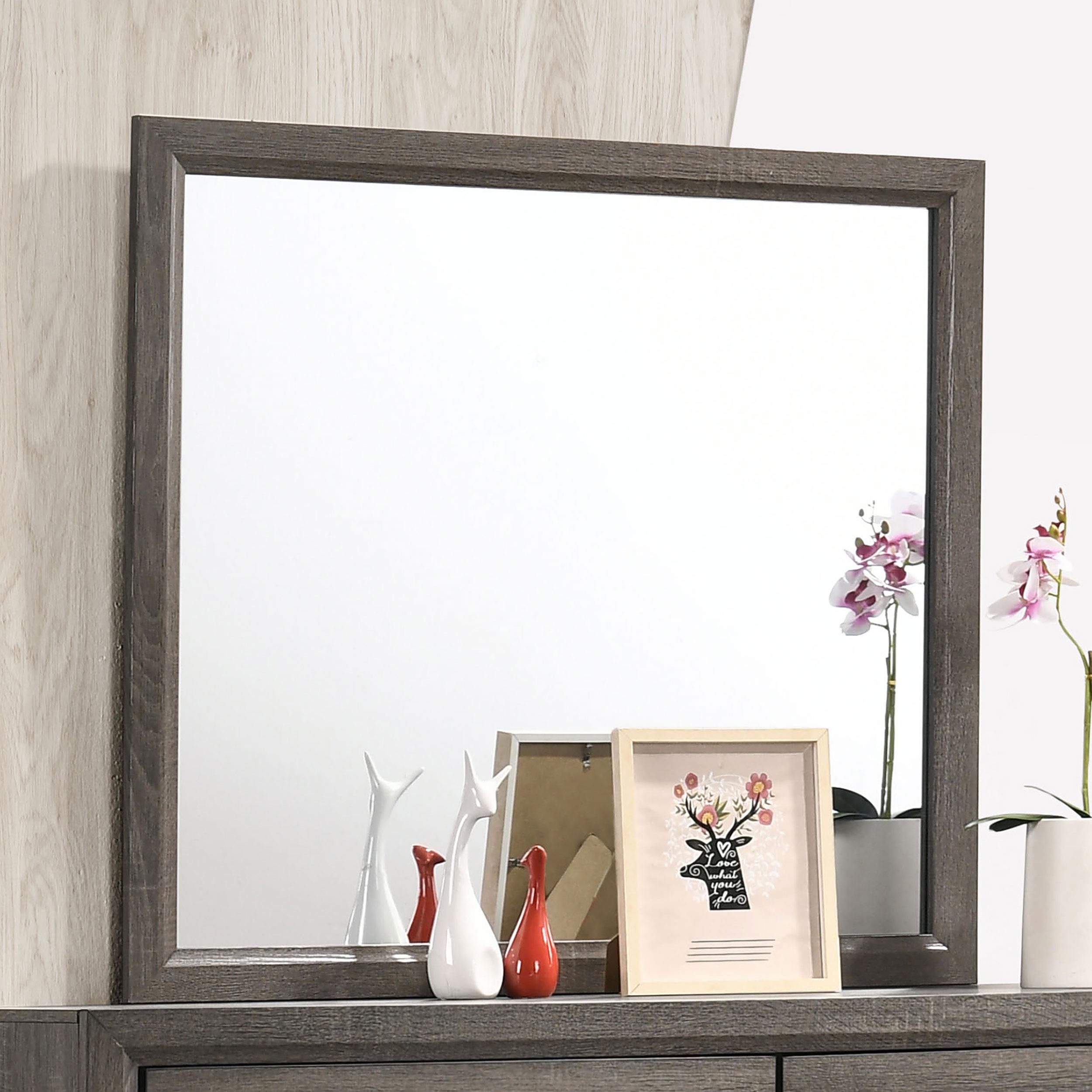 Coaster Watson Transitional Grey Oak Dresser Mirror Model 212424