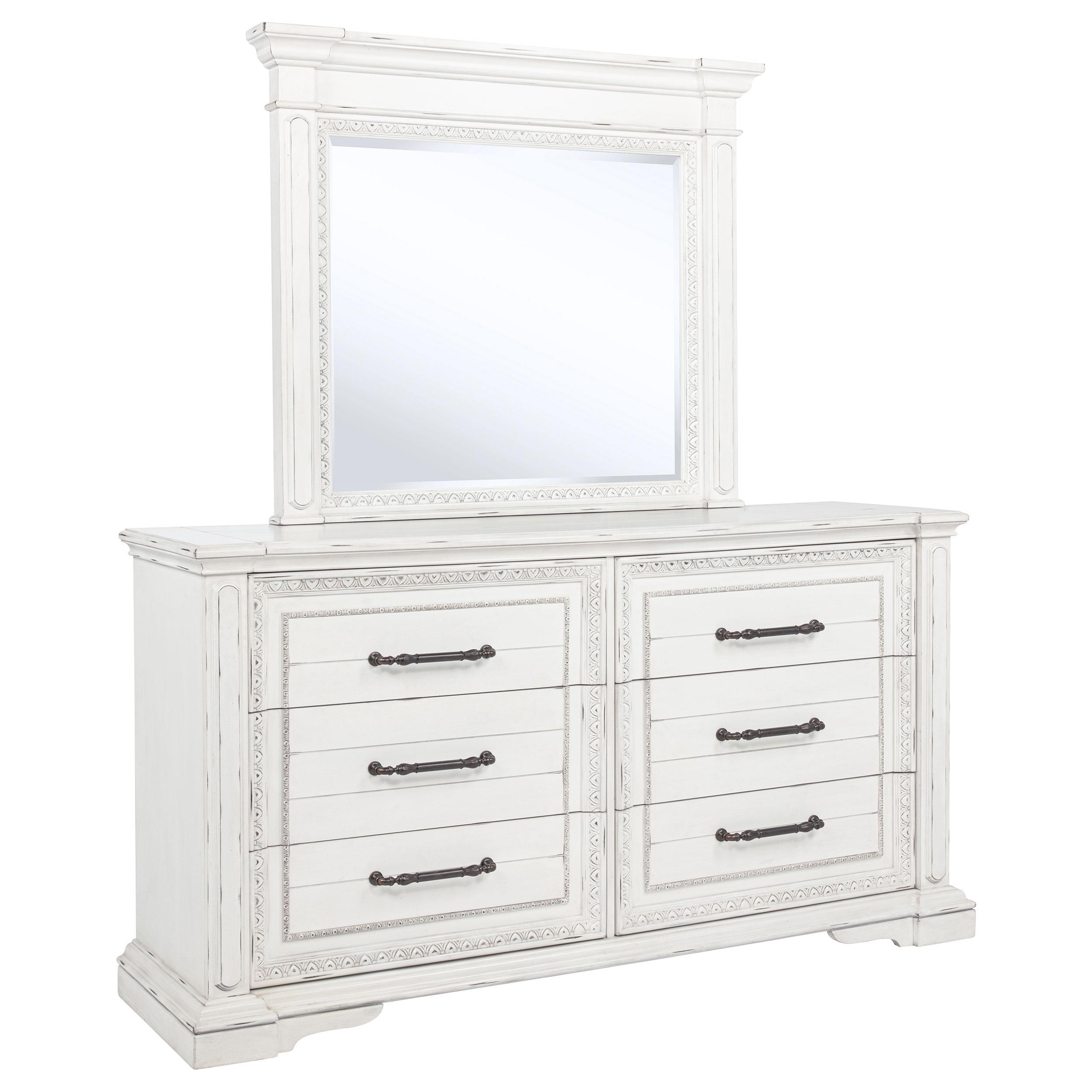 Coaster Mckinney Traditional Dresser With Mirror Model 215873M