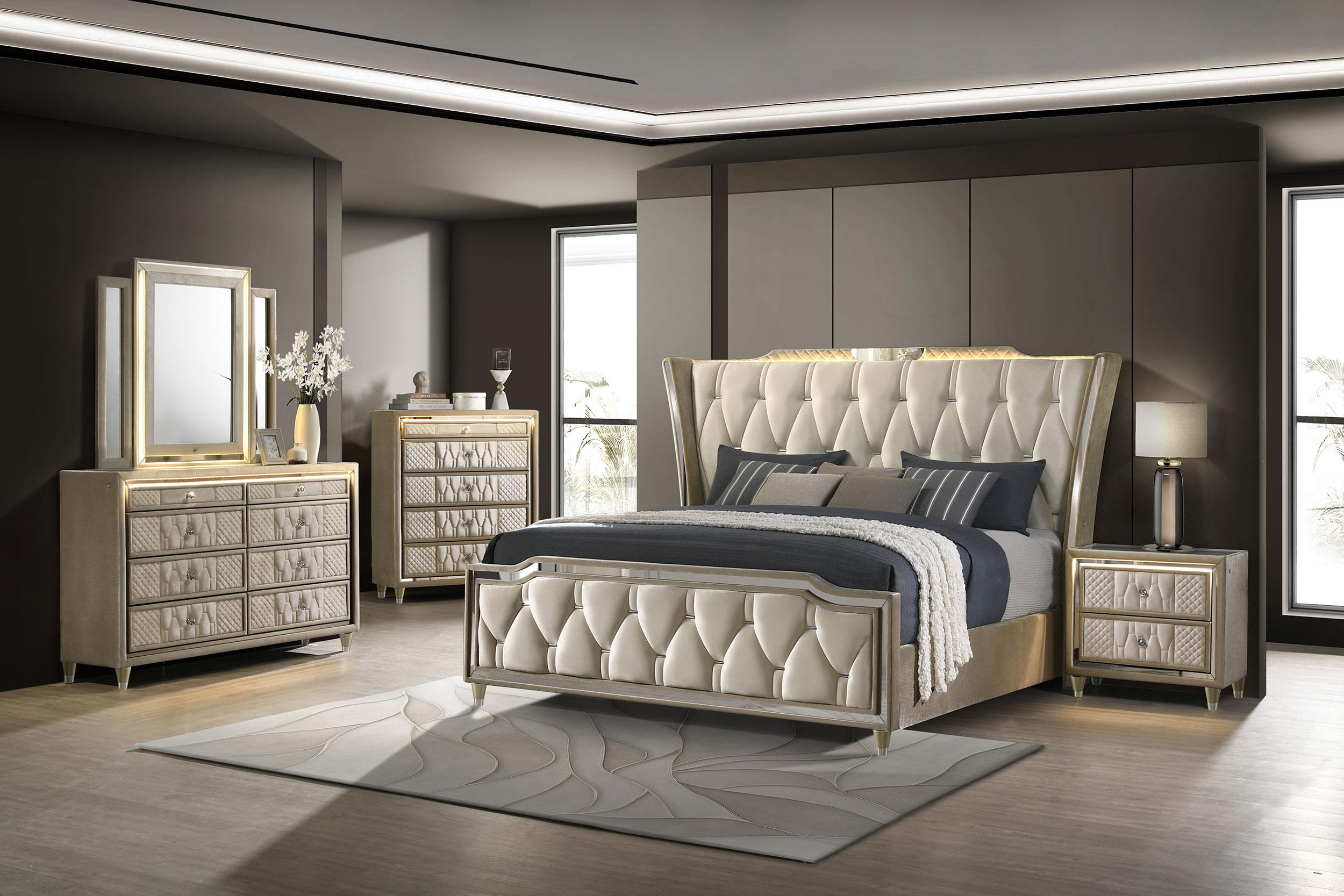 Coaster Lorient Traditional Eastern King Bed Model 222661Ke-S5