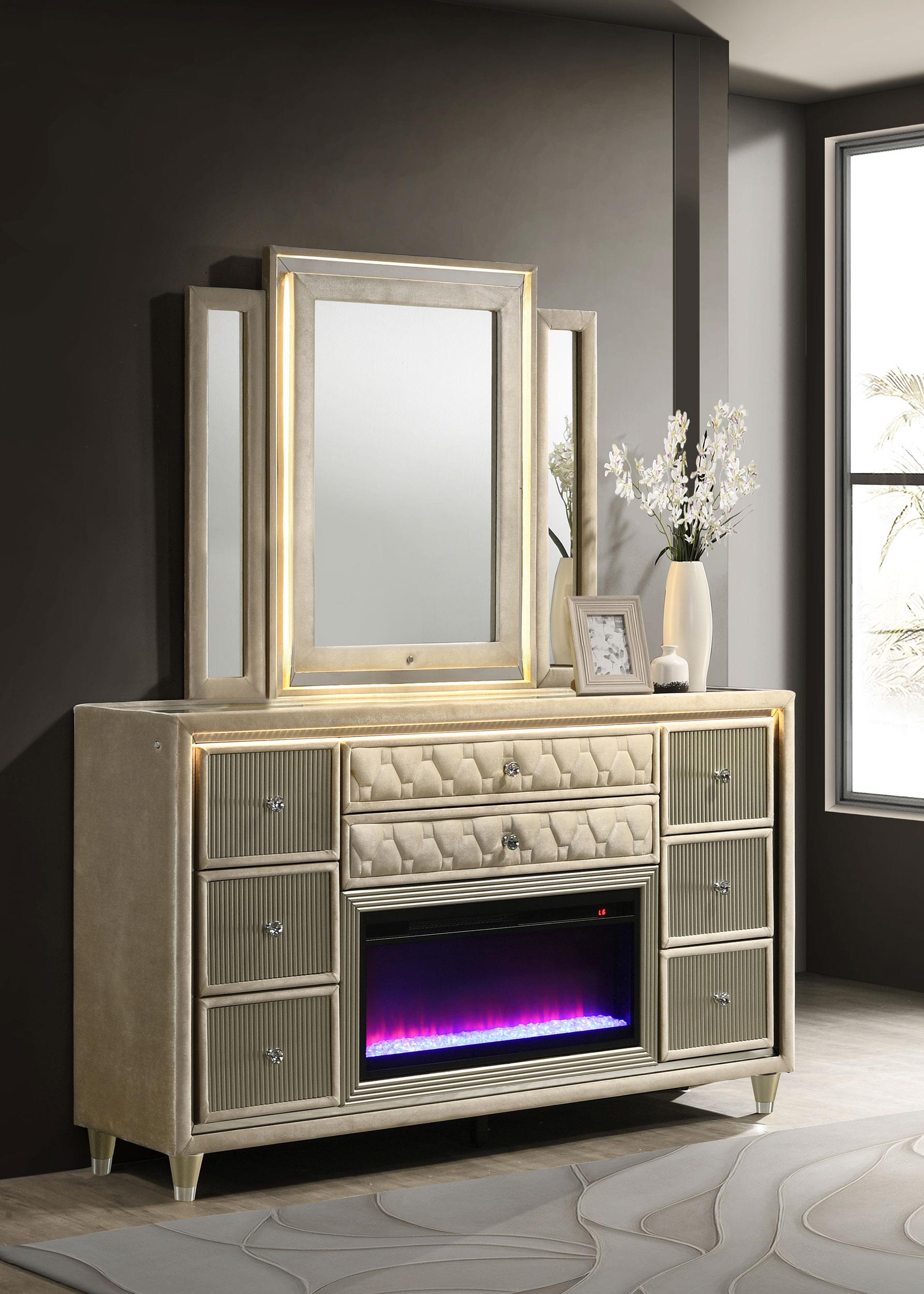 Coaster Lorient Traditional Dresser With Mirror Model 222663Fbm