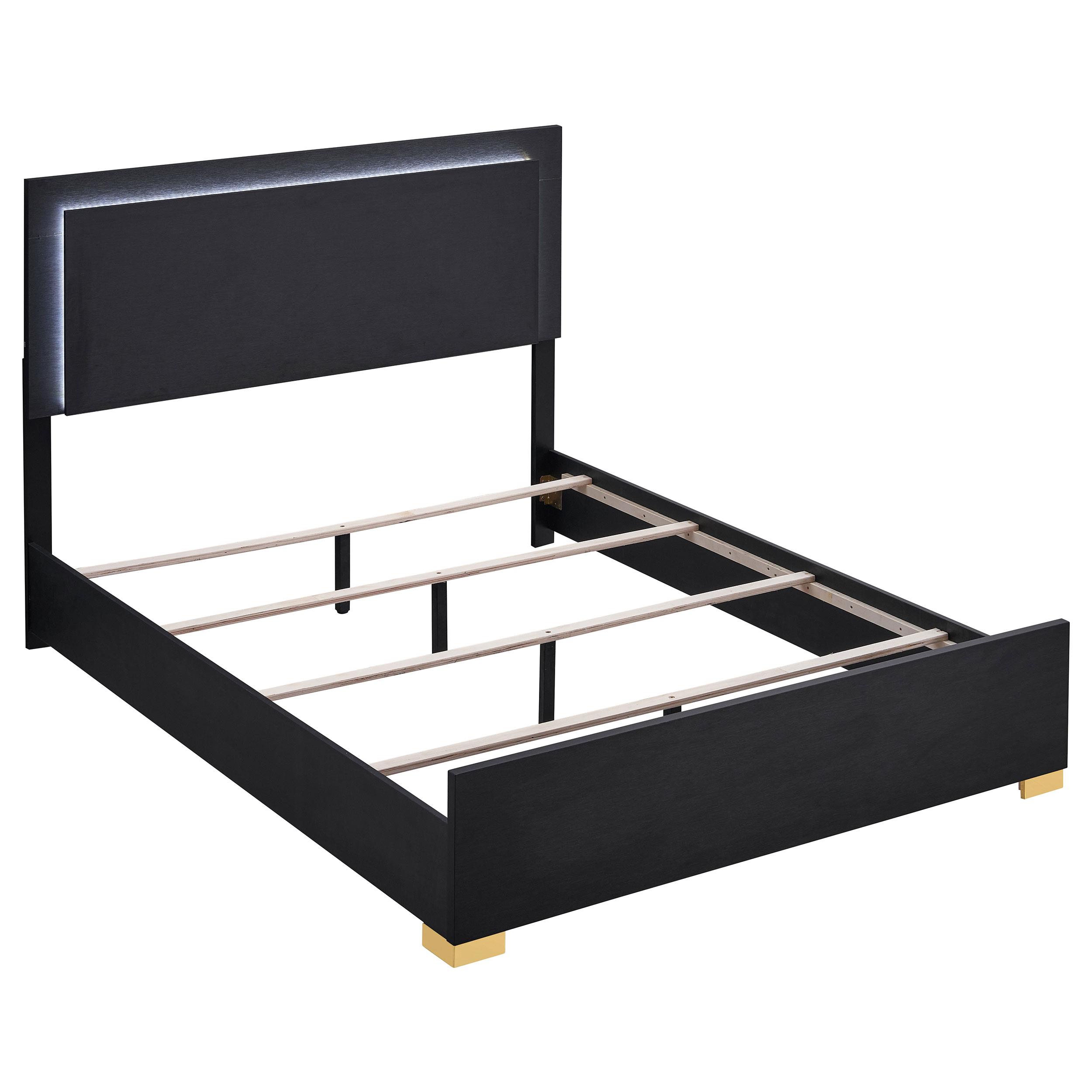 Coaster Marceline Contemporary Black Queen Bed Model 222831Q