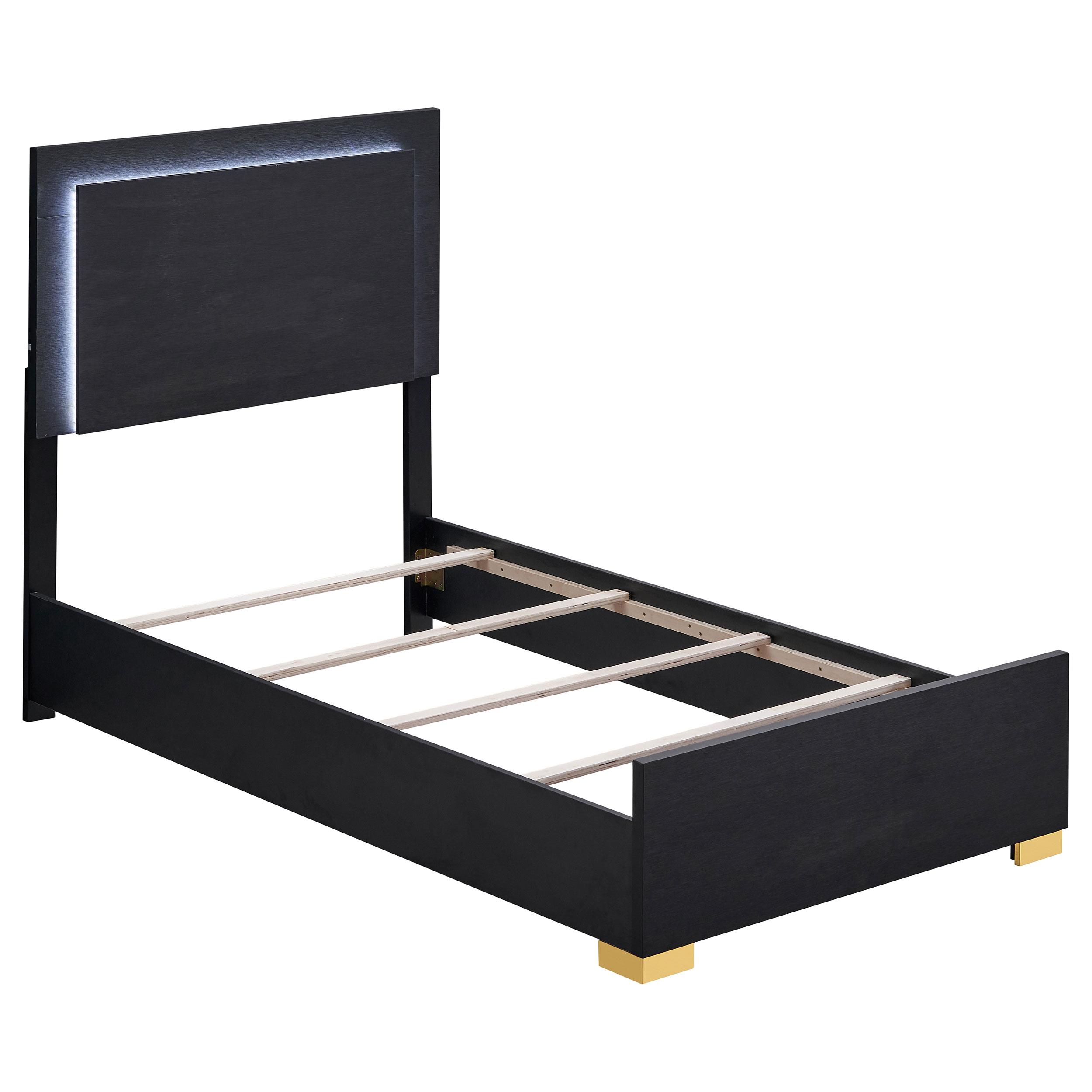 Coaster Marceline Contemporary Black Twin Bed Model 222831T