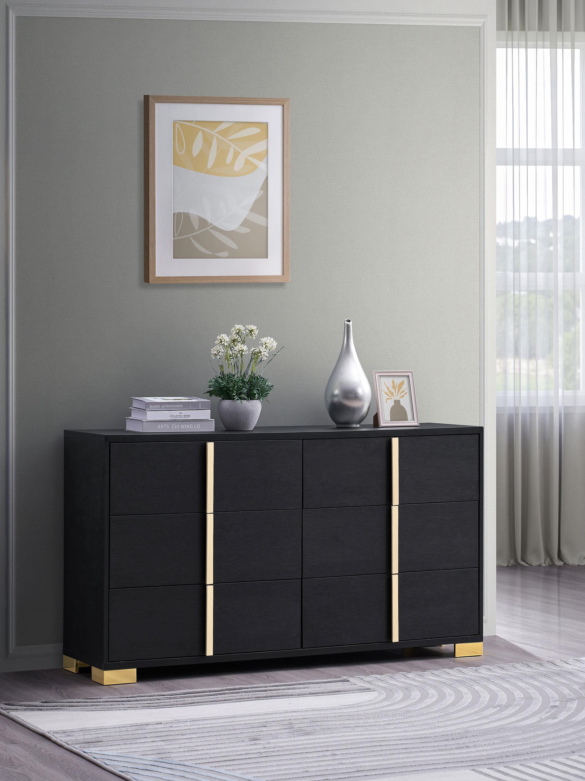 Coaster Marceline Contemporary Black Dresser Model 222833