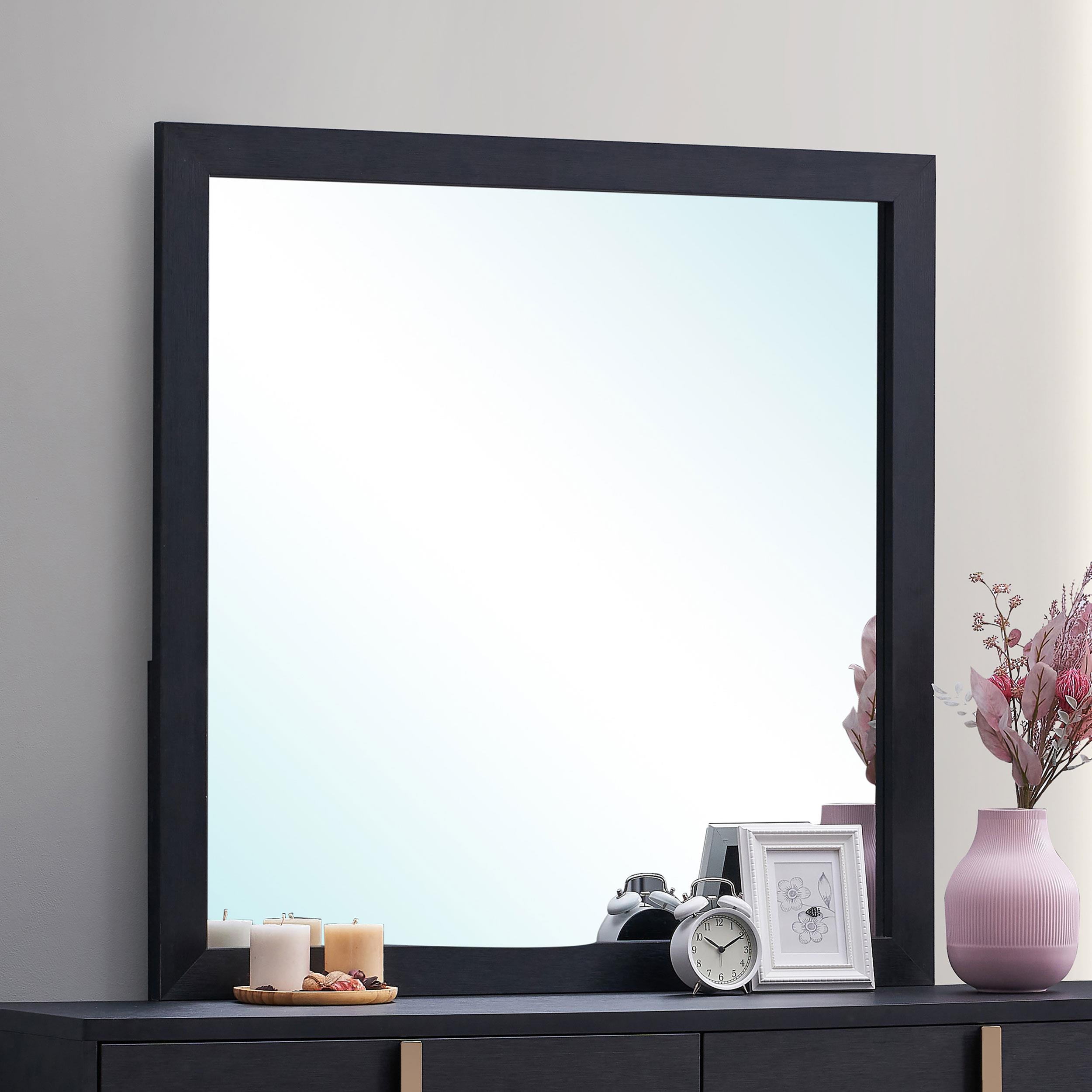 Coaster Marceline Contemporary Black Dresser Mirror Model 222834