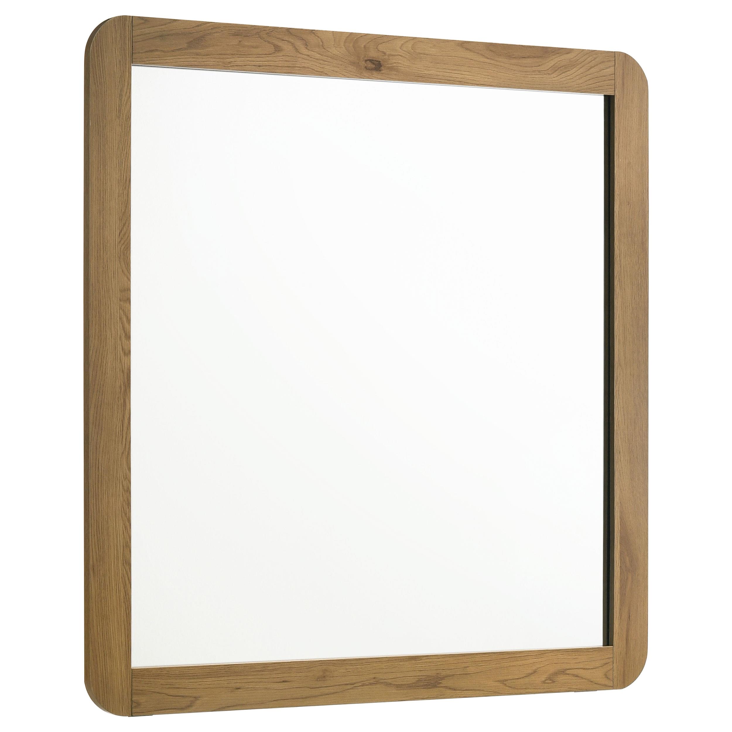 Coaster Bennett Mid-Century Modern Light Oak Mirror Model 222904