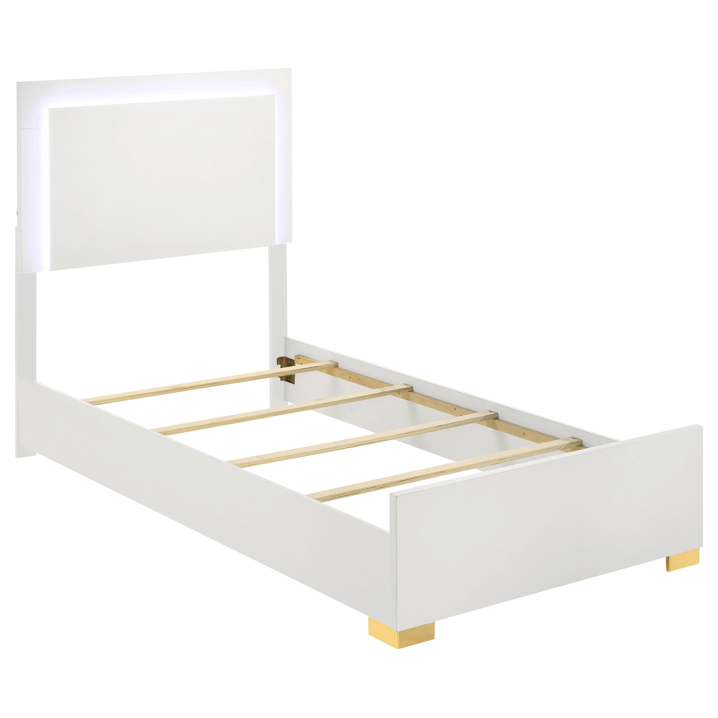 Coaster Marceline Contemporary White Twin Bed Model 222931T