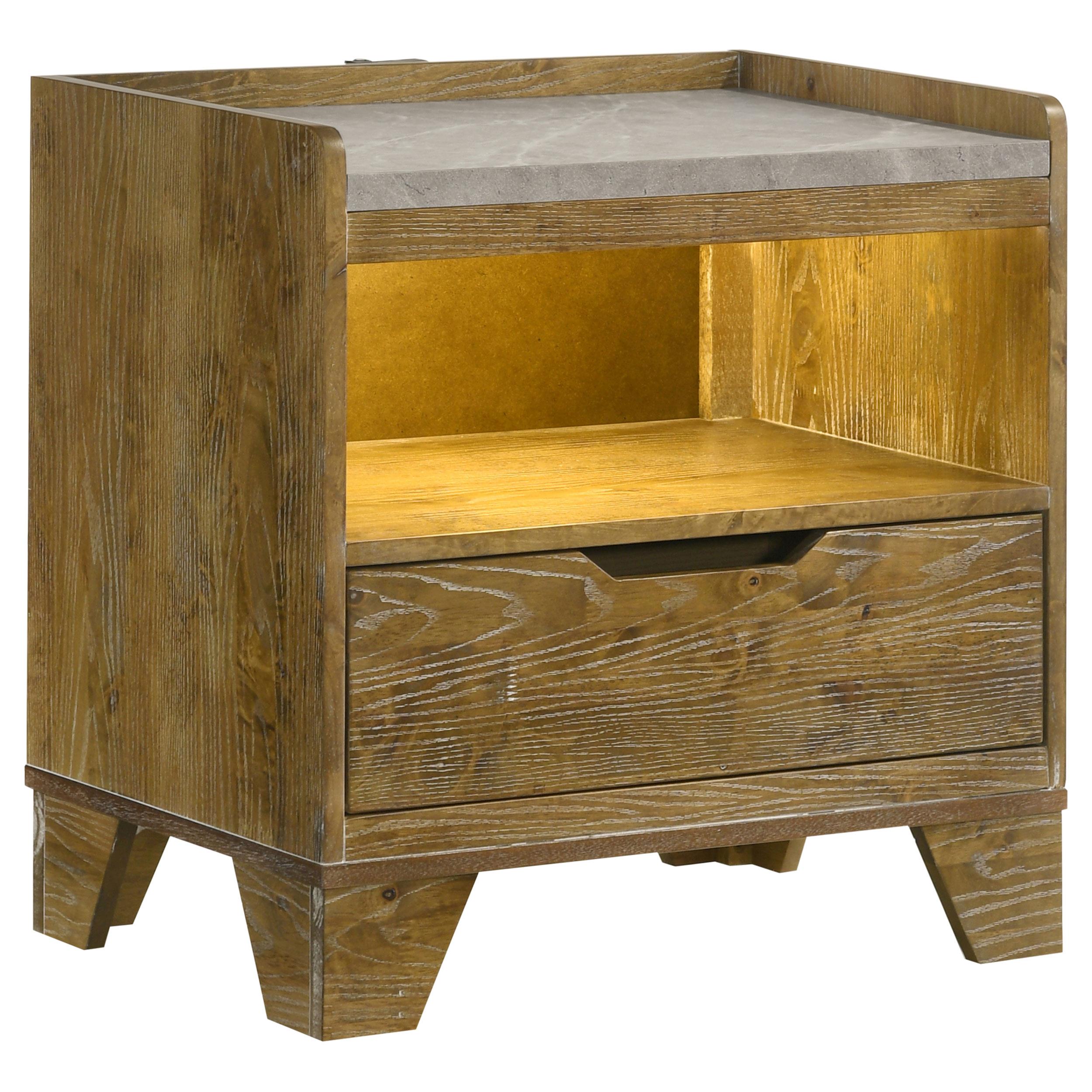 Coaster Henderson Rustic Nightstand Model 222972