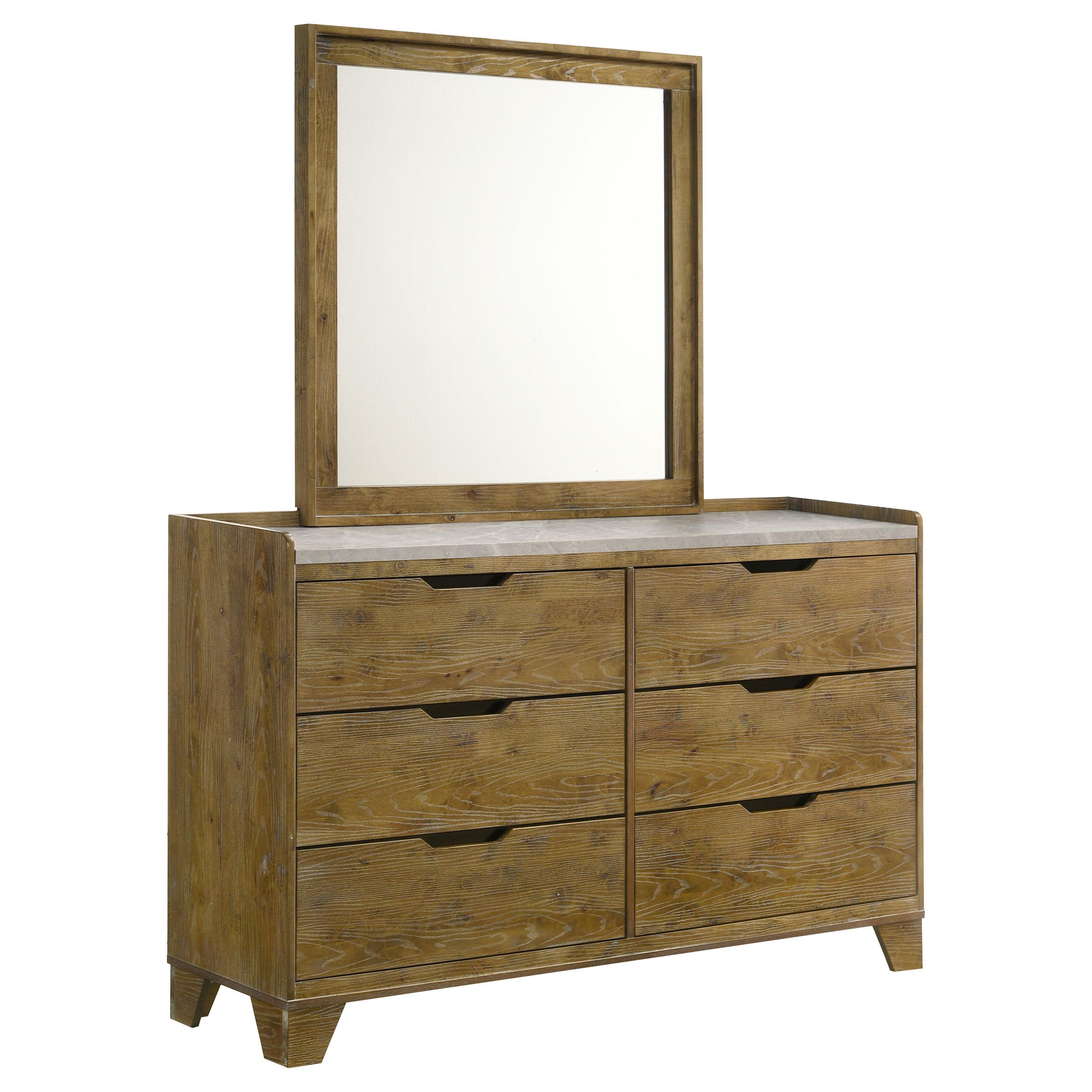 Coaster Henderson Rustic Dresser With Mirror Model 222973M