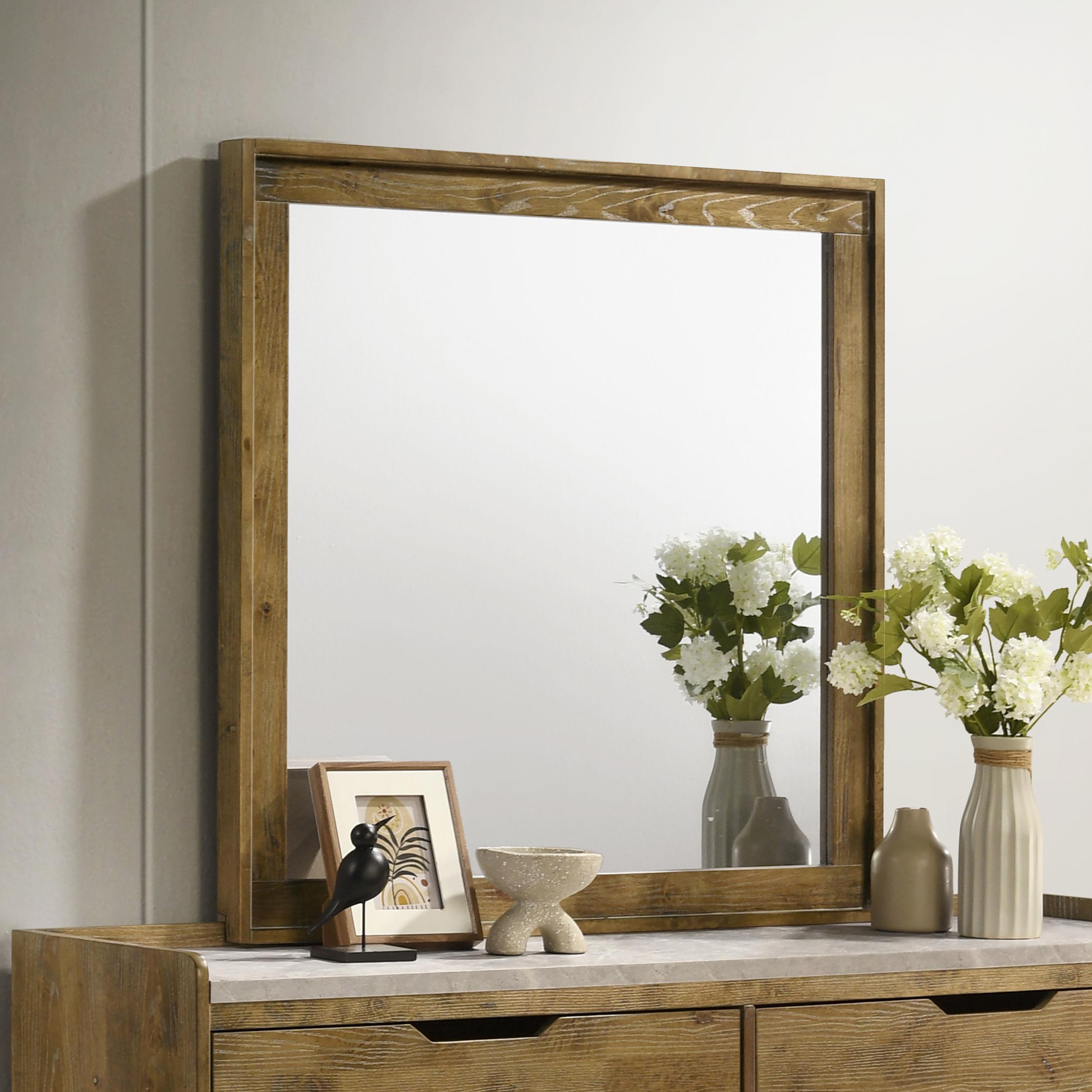 Coaster Henderson Rustic Dresser Mirror Model 222974