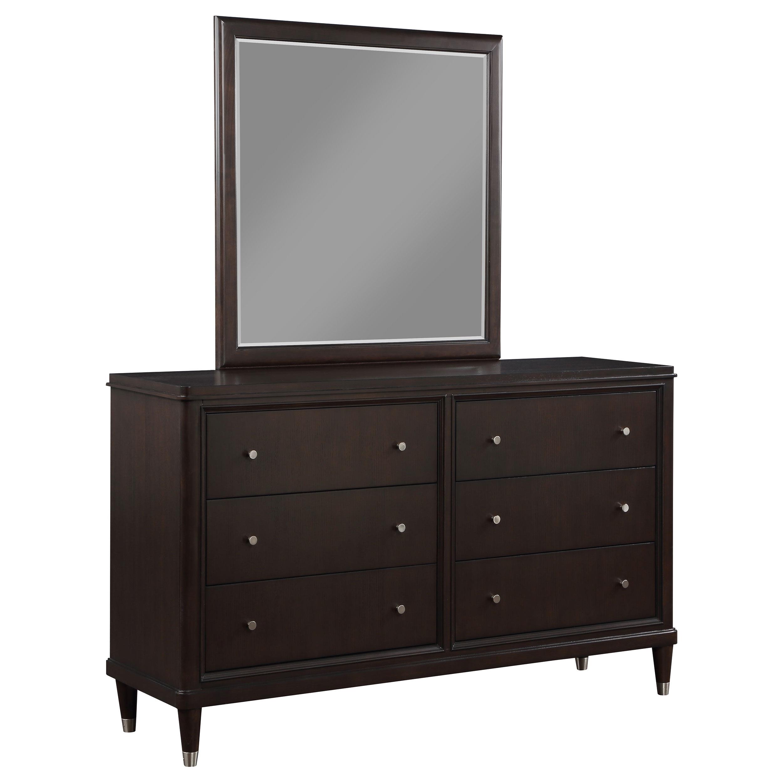 Coaster Emberlyn Mid-Century Modern Dresser With Mirror Model 223063M
