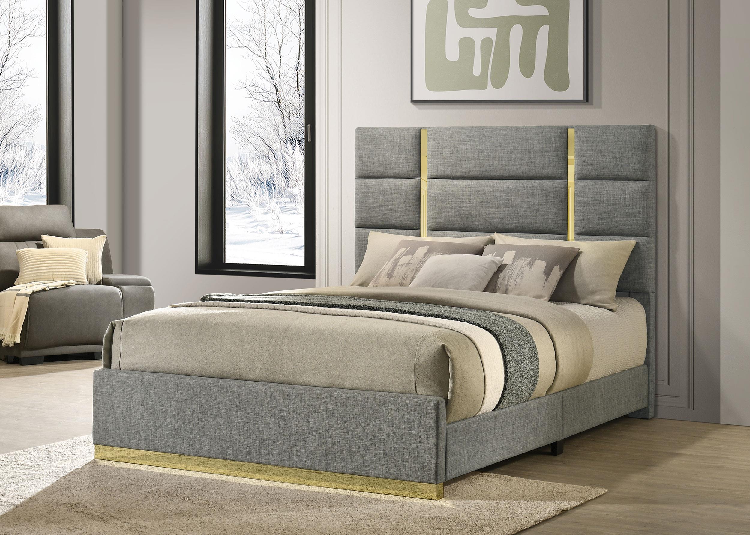 Coaster Ines Contemporary Queen Bed Model 223091Gryq