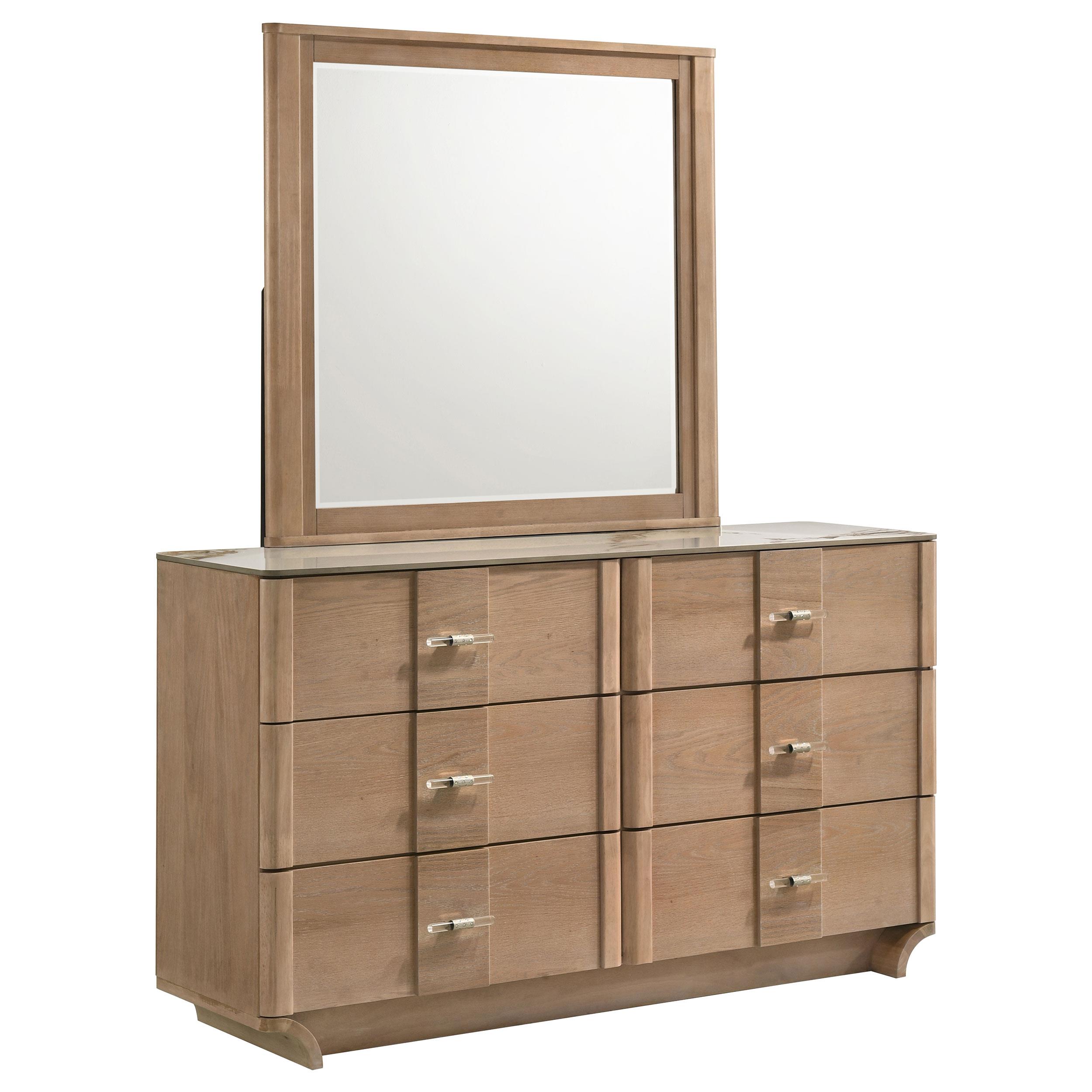 Coaster Leanne Contemporary Dresser With Mirror Model 223133M
