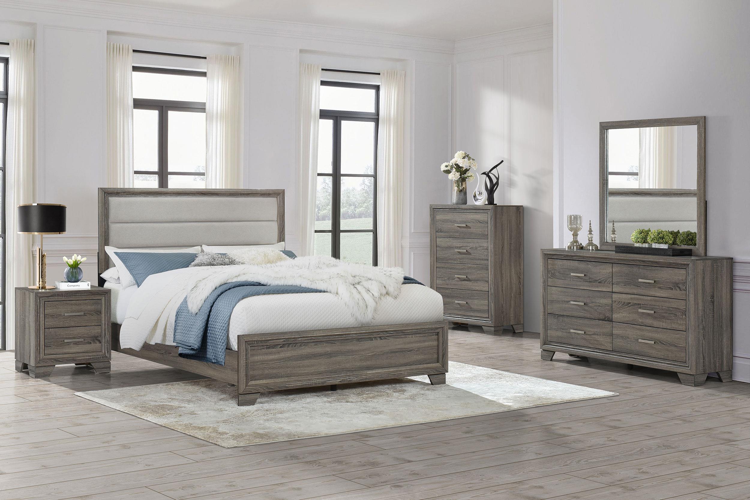 Coaster Wright Transitional Brown Oak Queen Bed Model 223341Q-S5